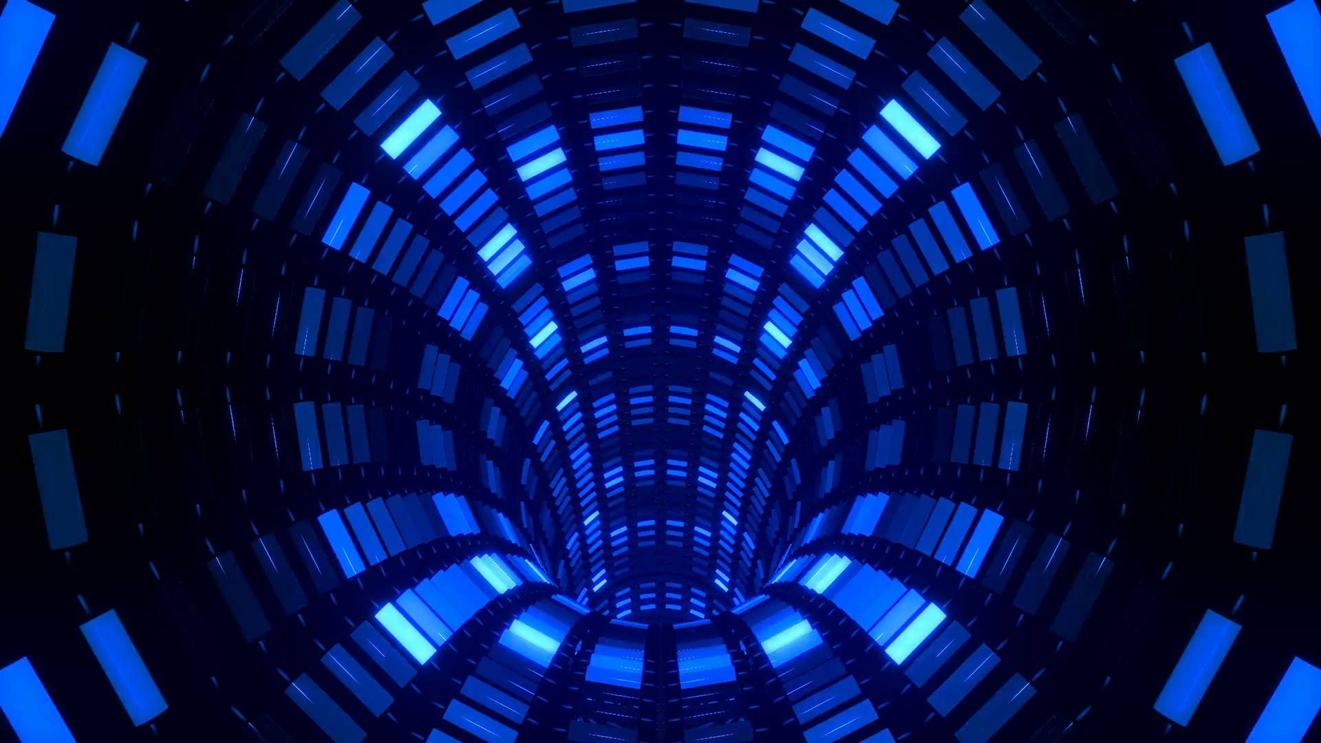 Blue Tunnel Illusion Cool Pfp