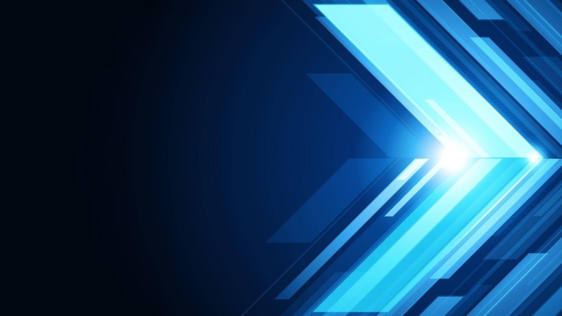 Blue Vector Graphic Arrow