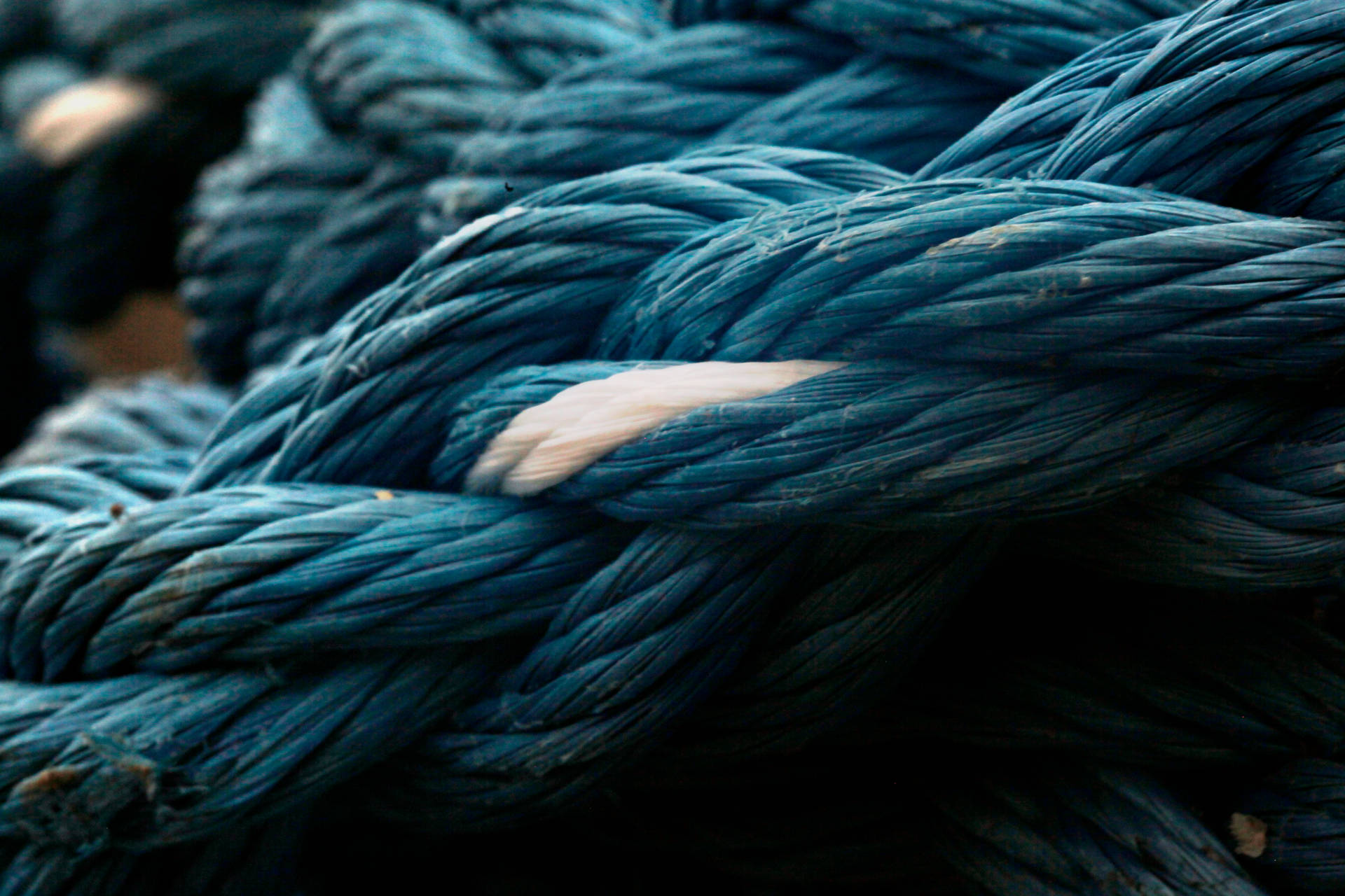 Blue Velvet Thread Background