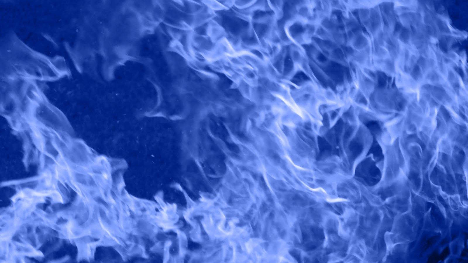 Blue Violet Abstract Flame Cool Pfp Background