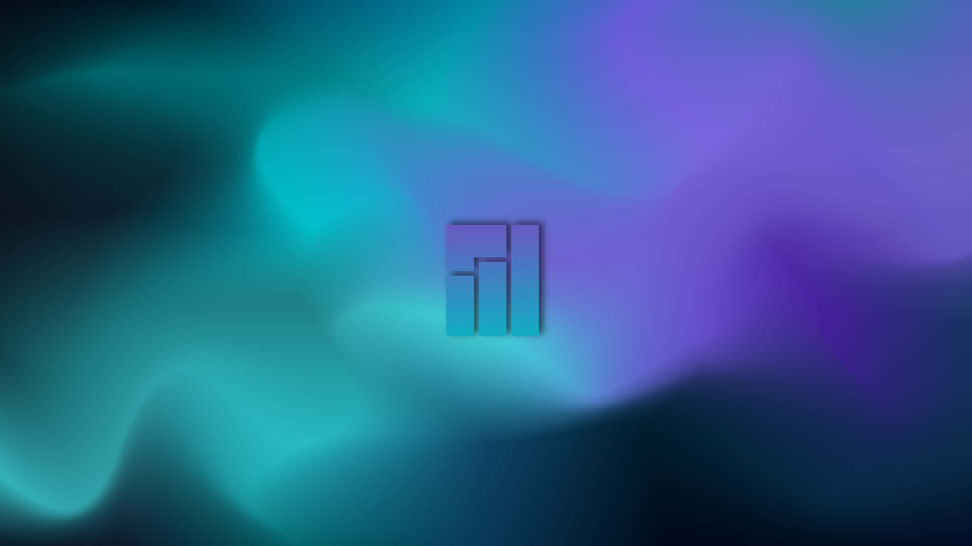 Blue Violet Manjaro Desktop Background