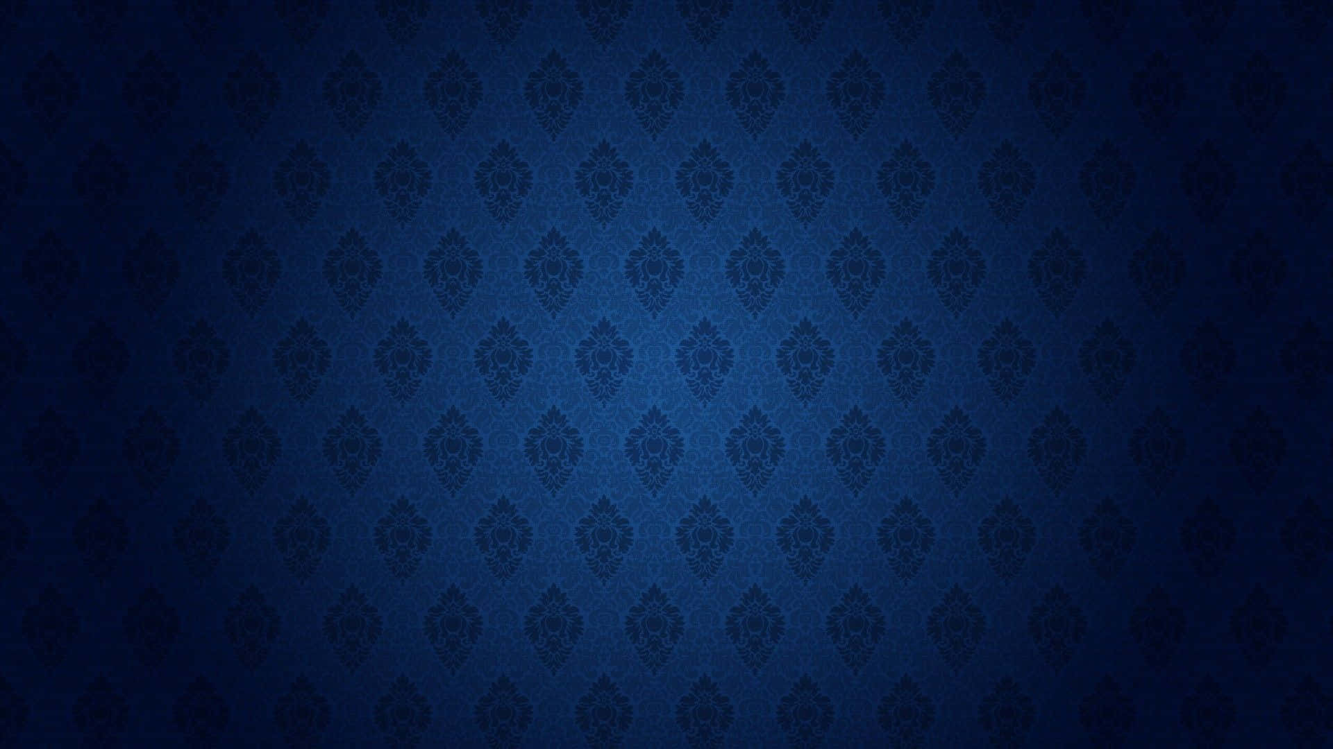 Blue Wallpaper With A Dark Pattern