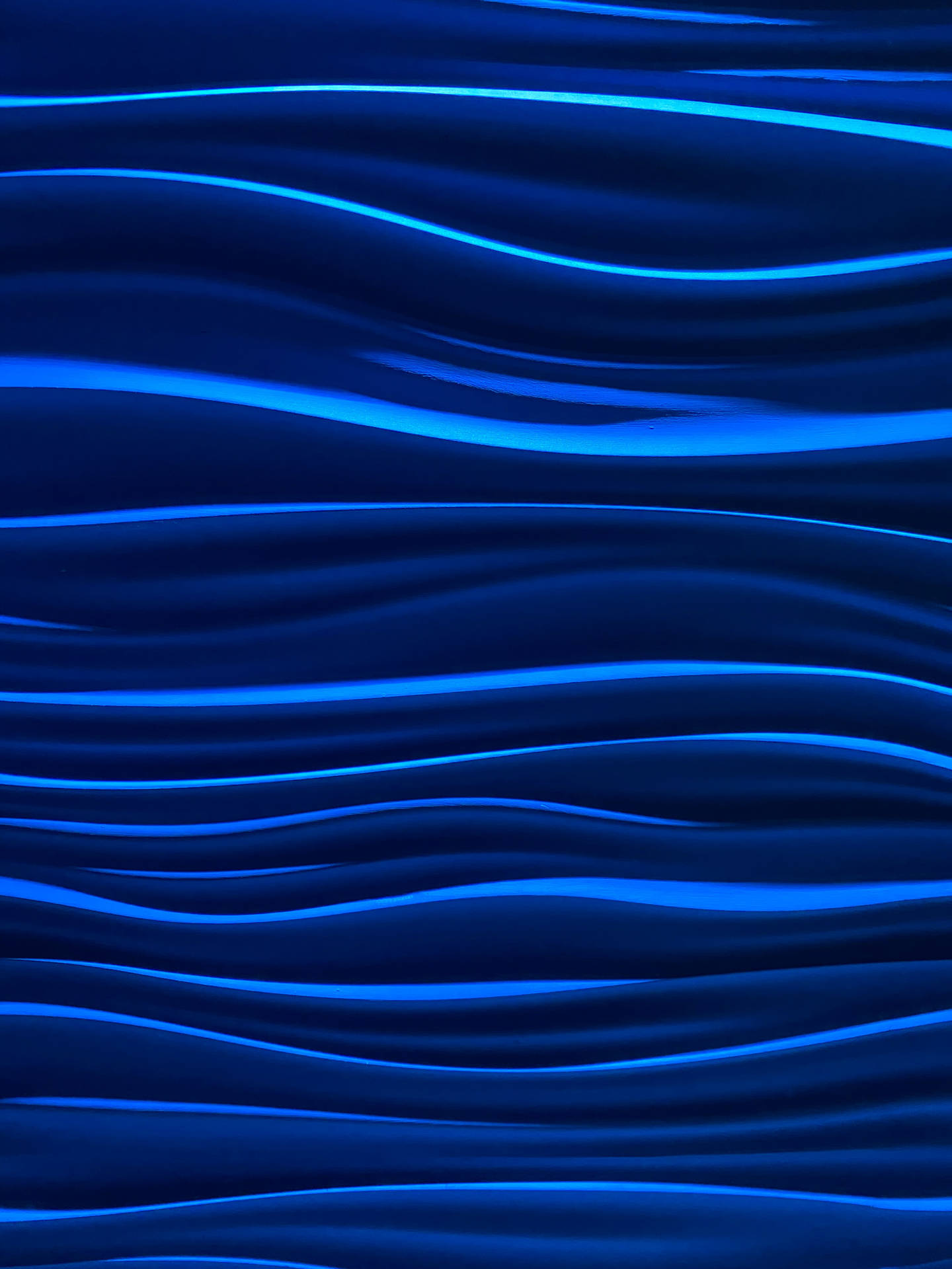Blue Waves Aesthetic Pattern