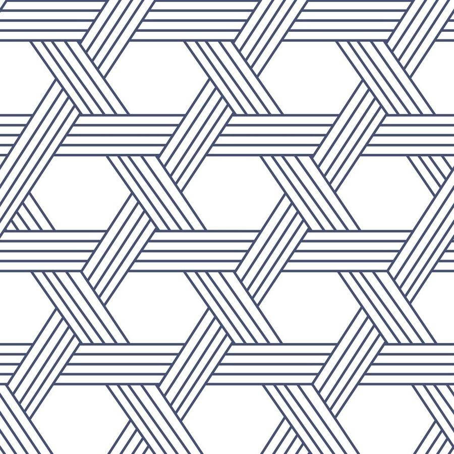 Blue Weave White Pattern Background