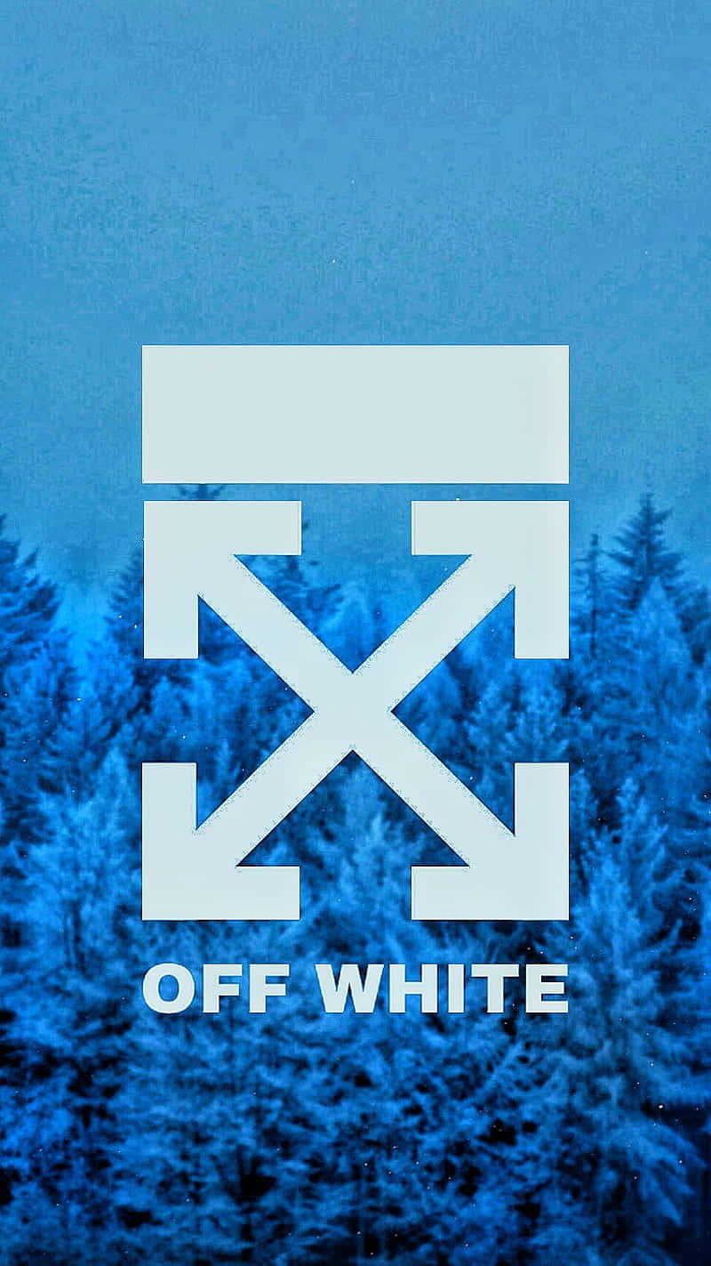 Blue Winter Off White Iphone Background