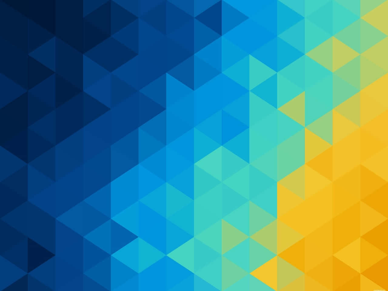 Blue Yellow Geometric Gradient Background Background