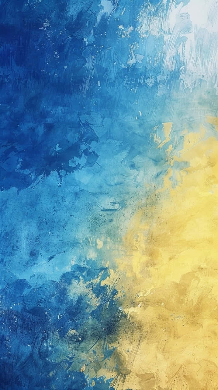 Blue Yellow Gradient Texture Background