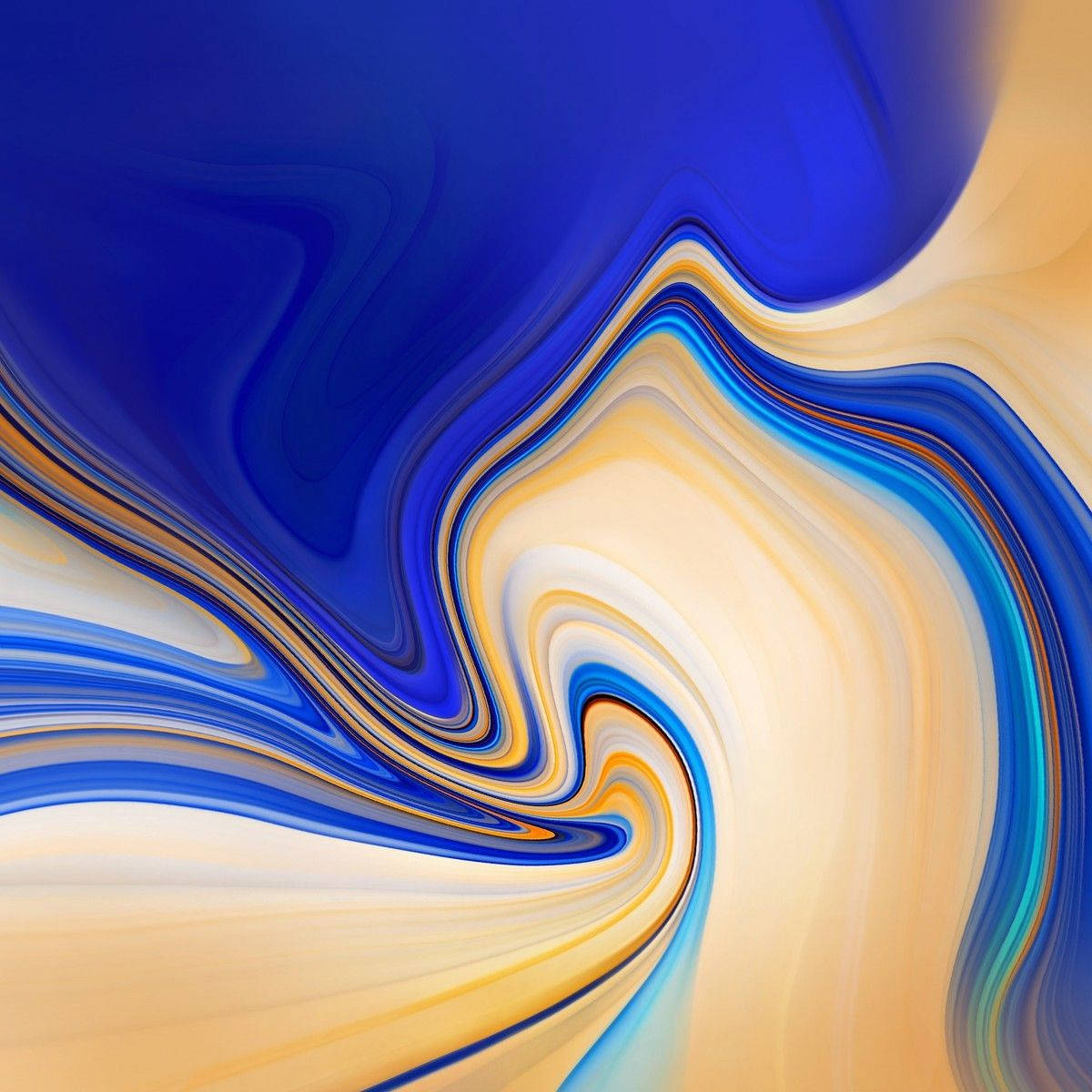 Blue Yellow Marble Samsung Background