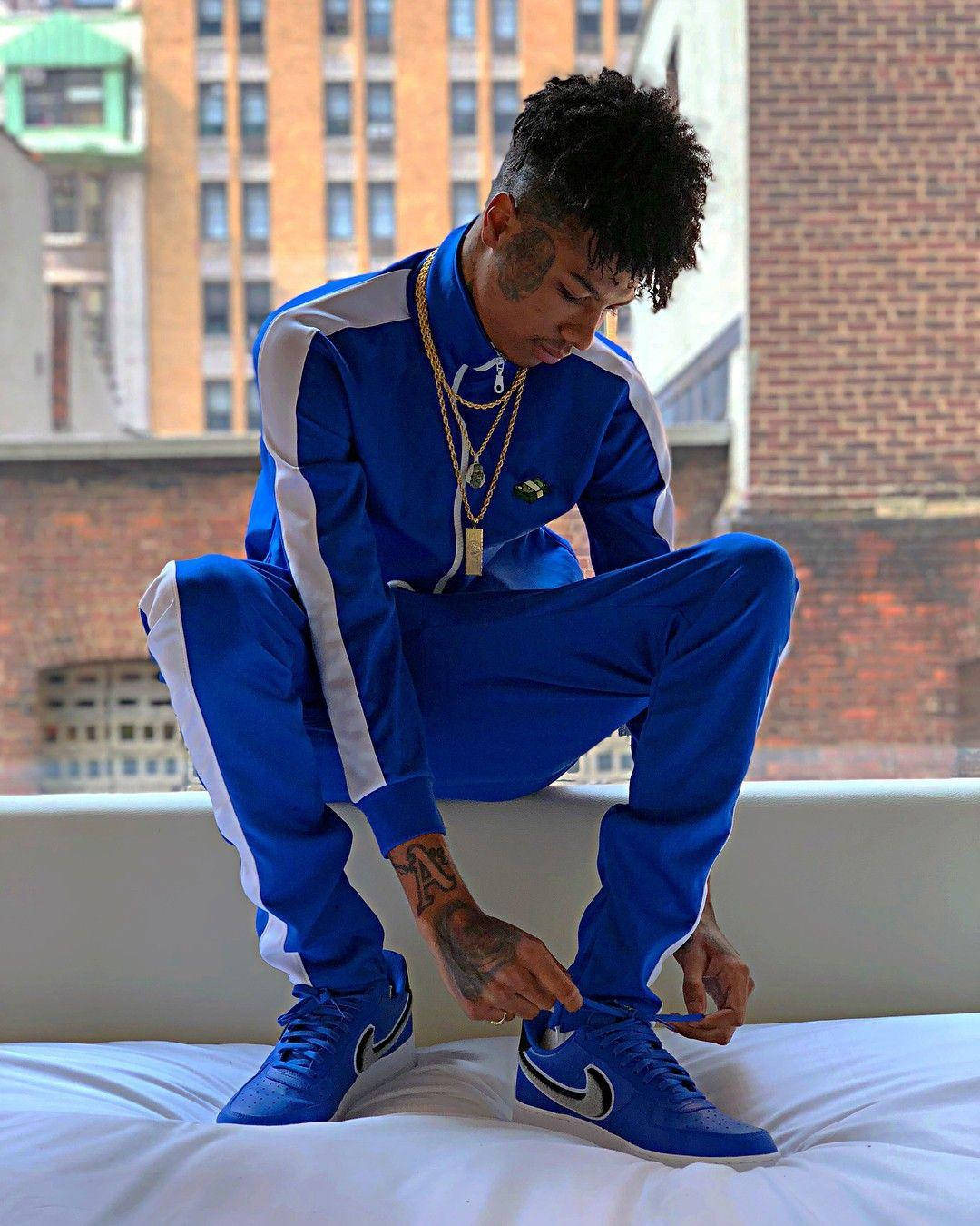 Blueface Blue Running Clothes