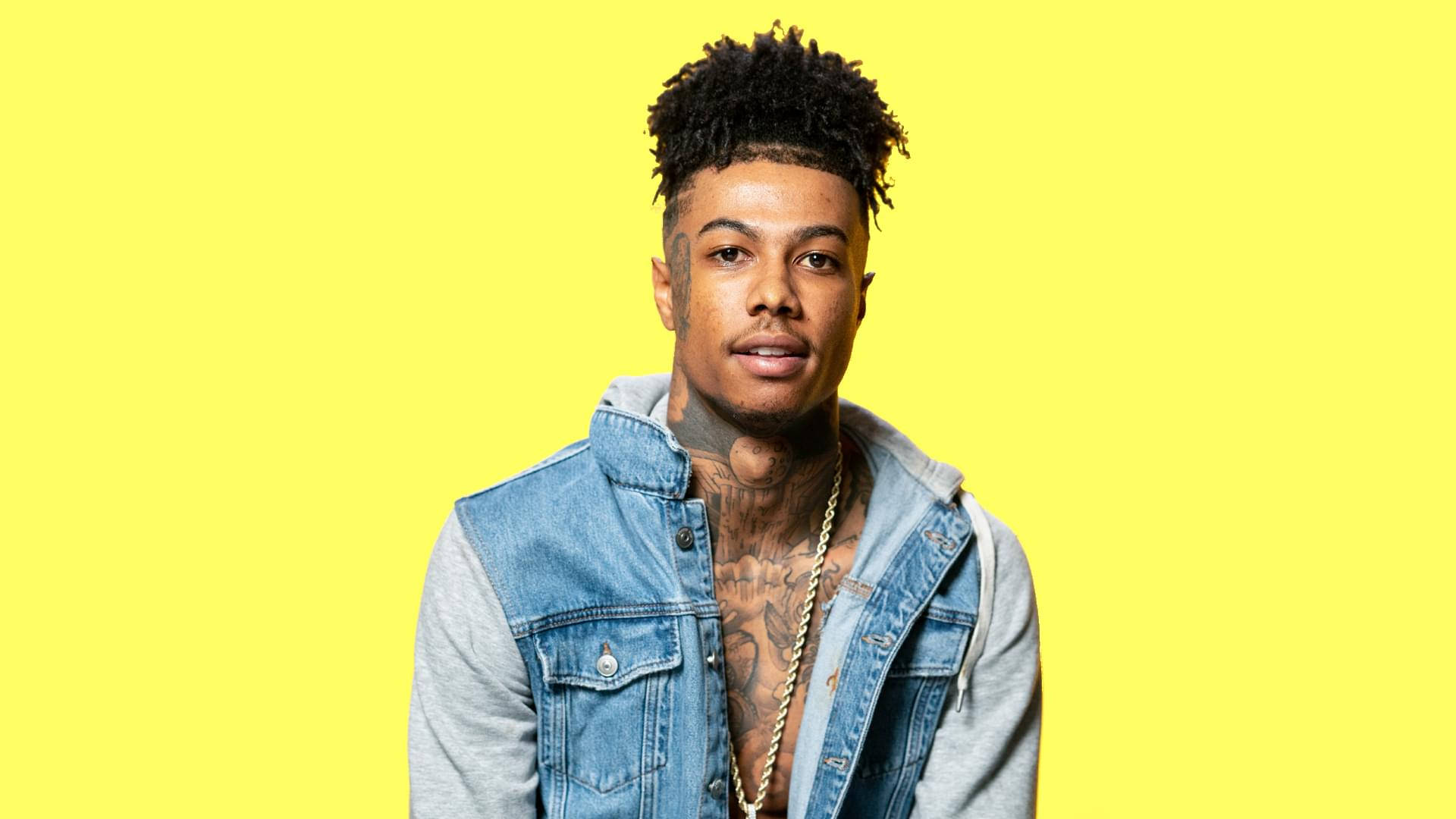 Blueface Yellow Background Background