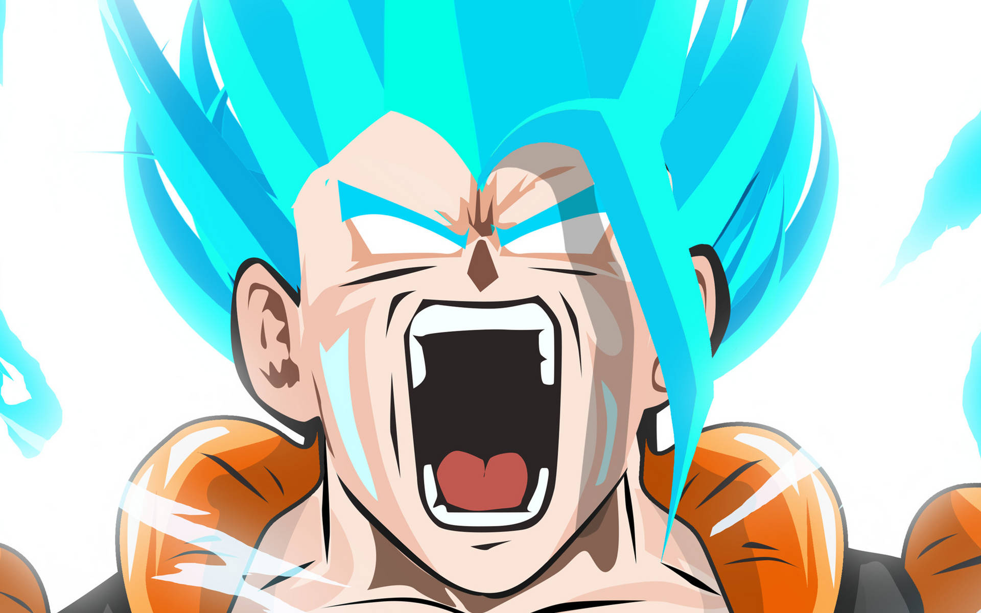 Bluegeta Vegeta Goku Super Saiyan Background