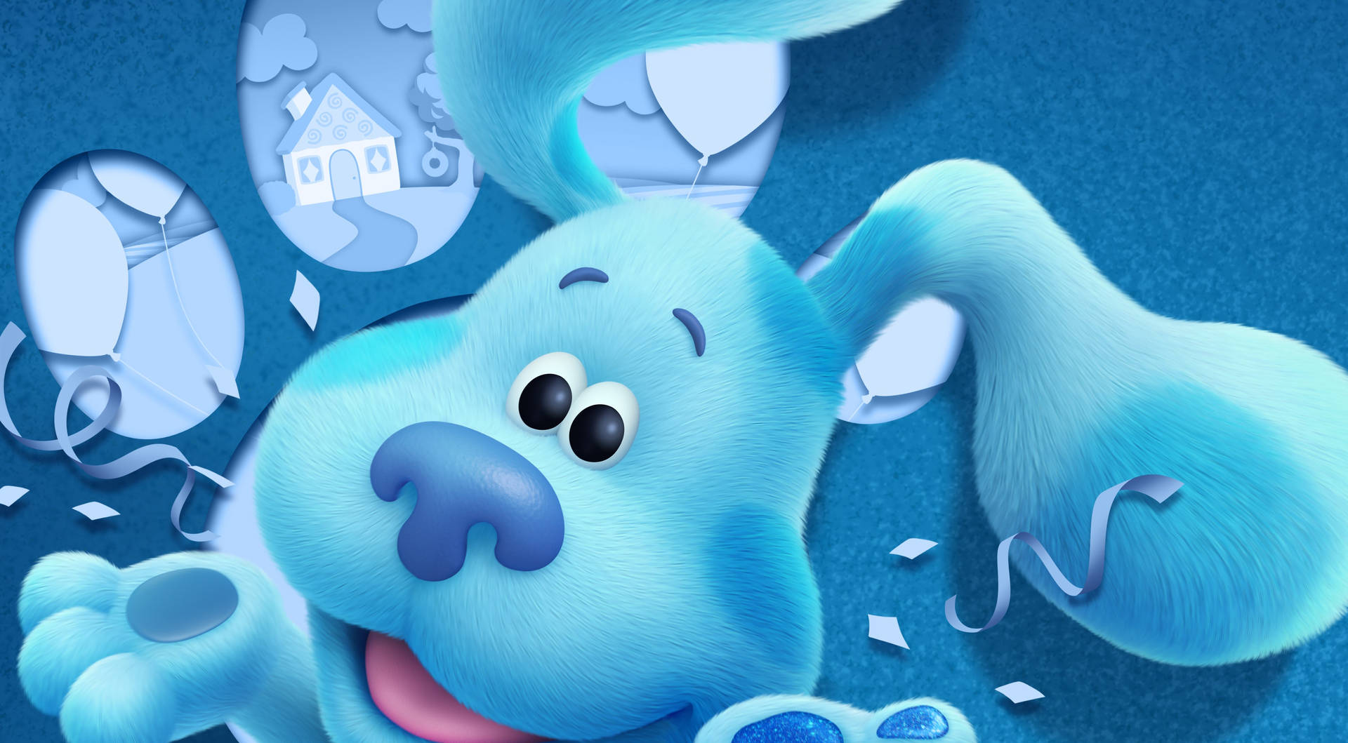 Blues Clues Blue Closeup