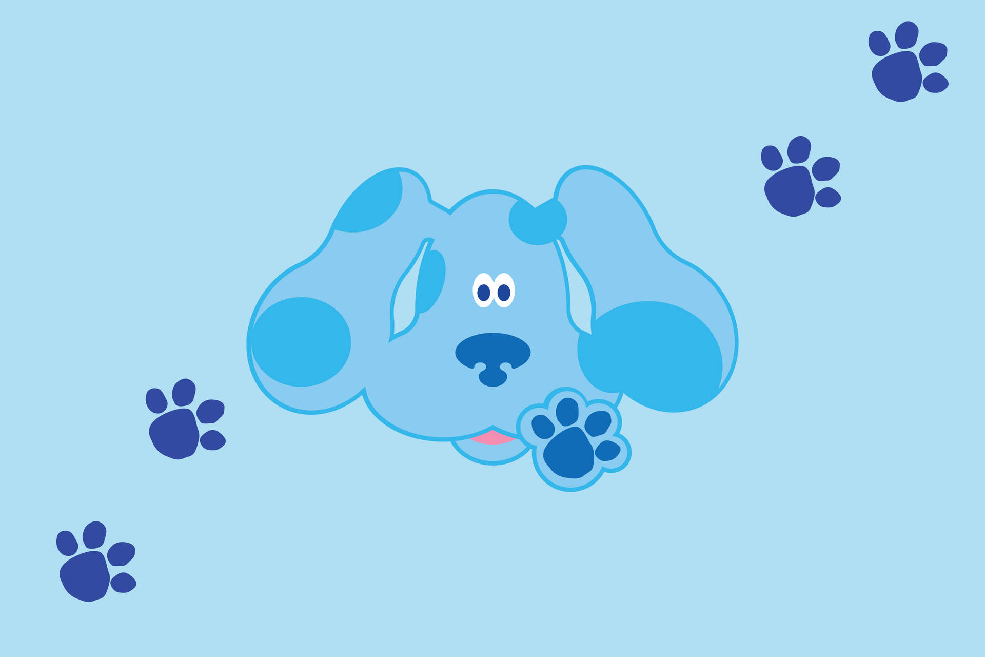 Blues Clues Blue's Pawprints