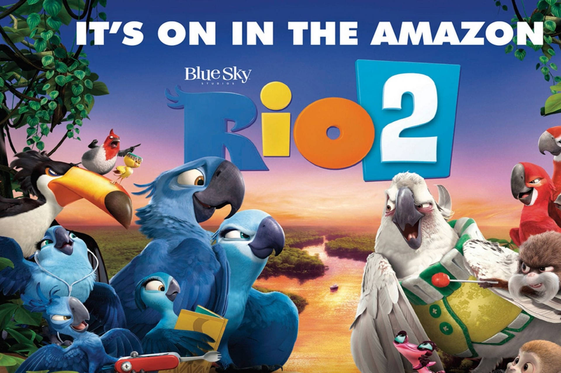 Bluesky's Rio 2 Poster Background