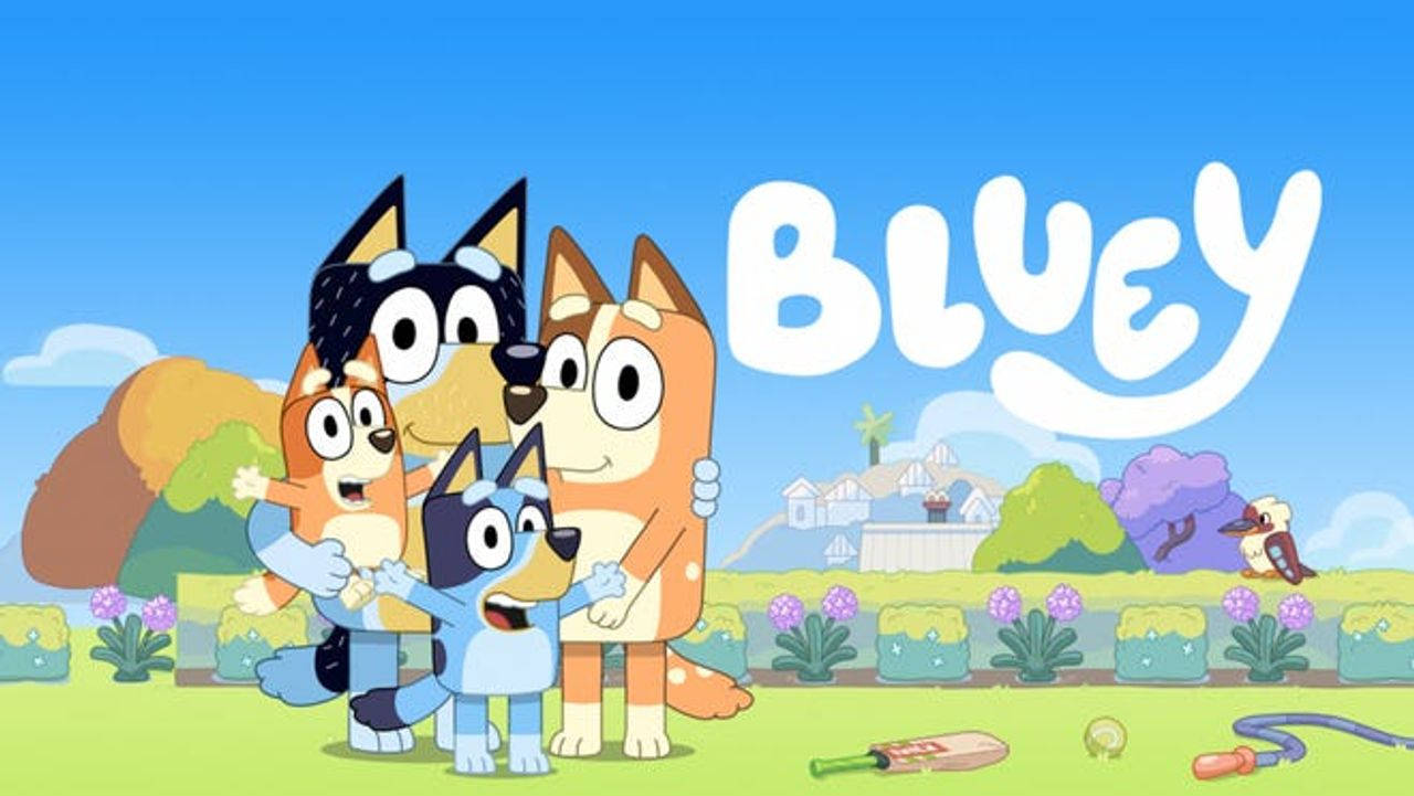 Bluey Sweet Family Picture Background