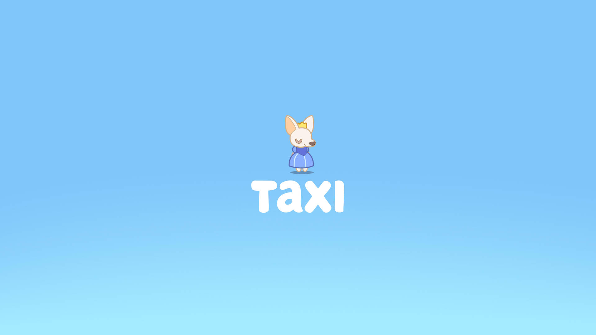 Bluey Taxi Episode Background