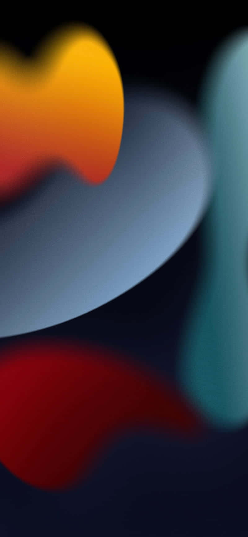 Blurred Blobs For Ios 3 Background