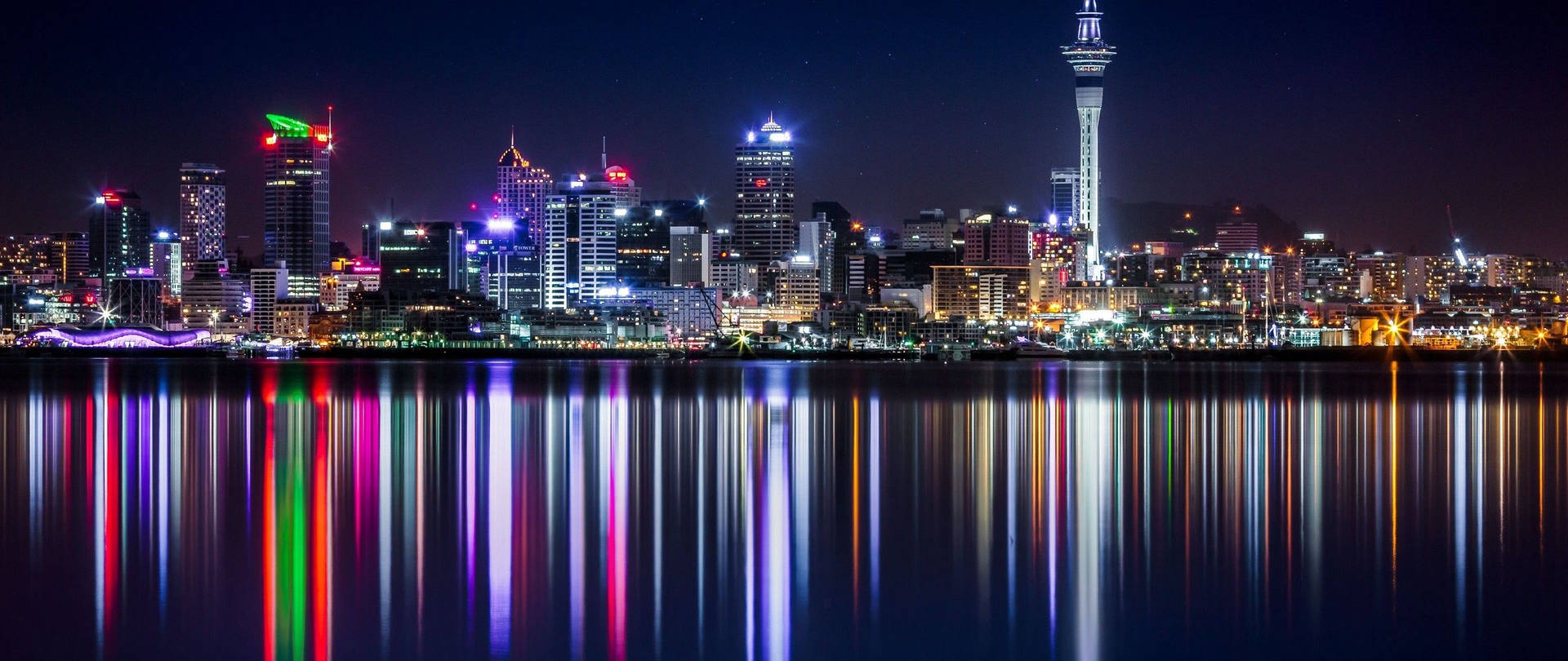 Blurred Light Cityscape Background