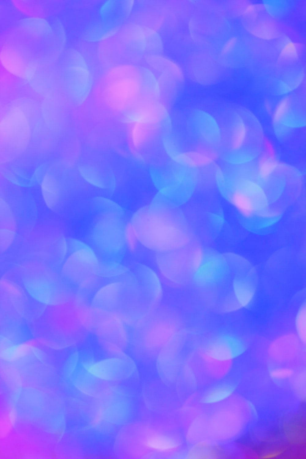 Blurred Light Sources In Light Purple Iphone Background