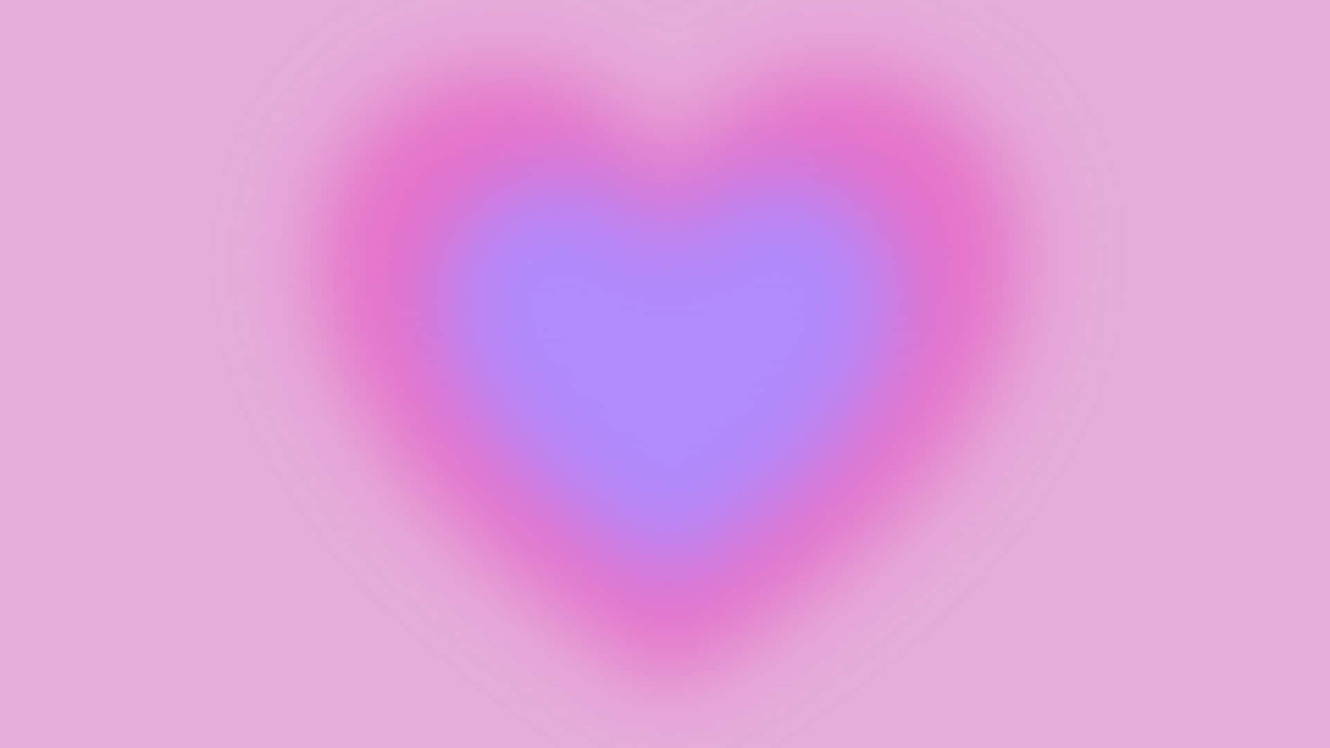 Blurred Pink Heart Background Background