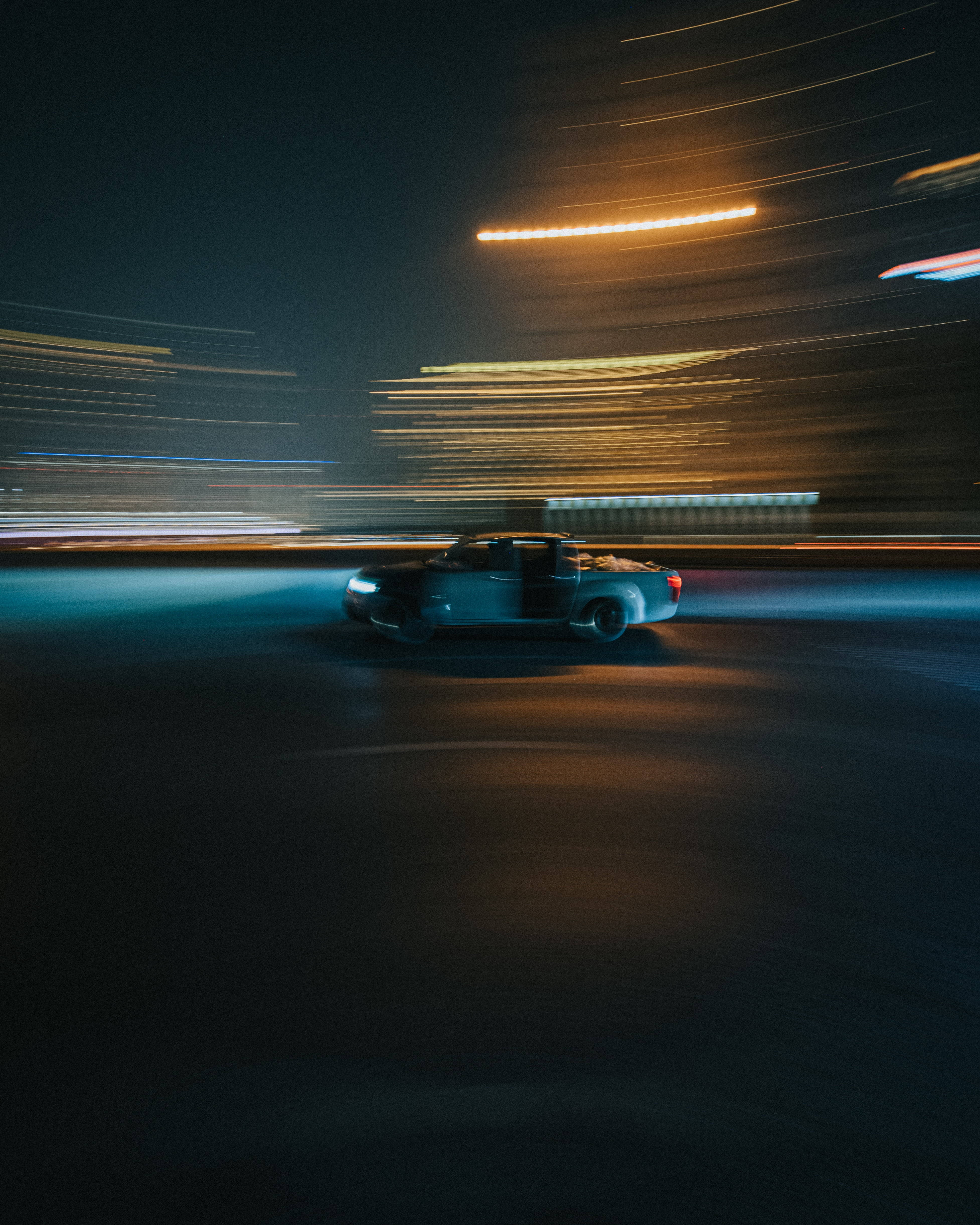 Blurry Aesthetic Car In Speed Iphone Background