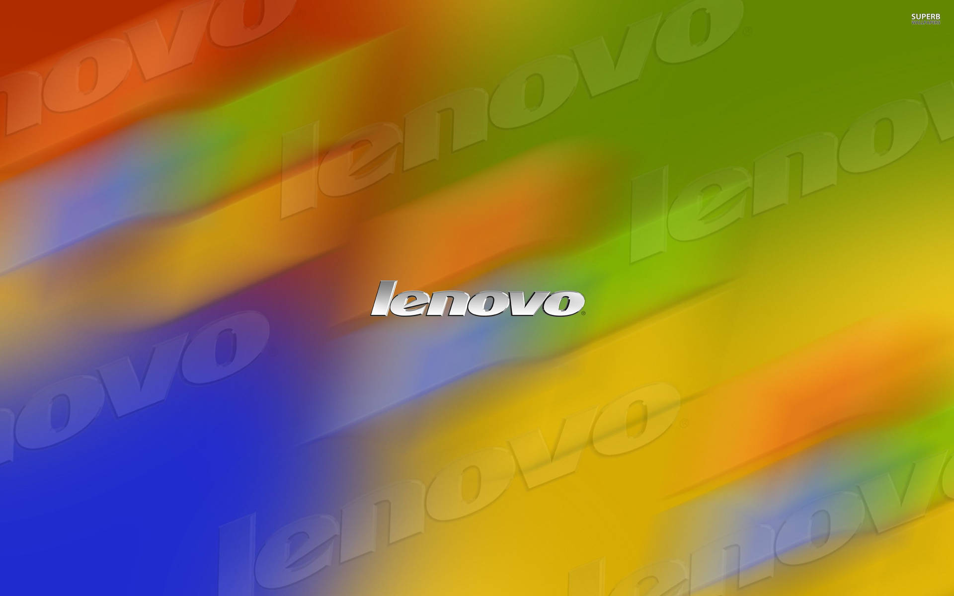 Blurry Colorful Lenovo Official Background