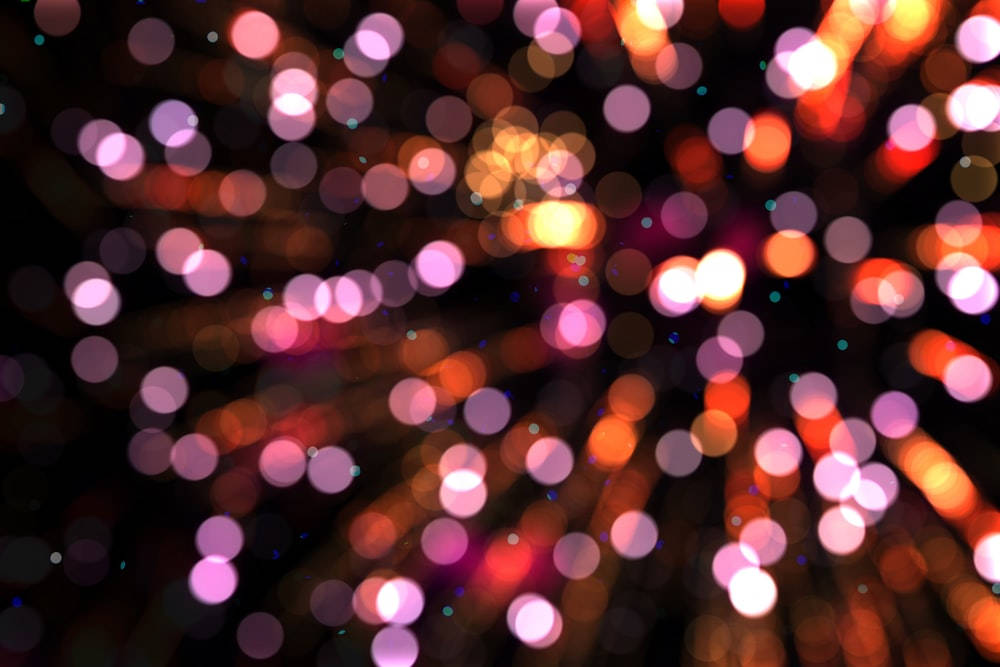Blurry Colorful Sparkled Lights