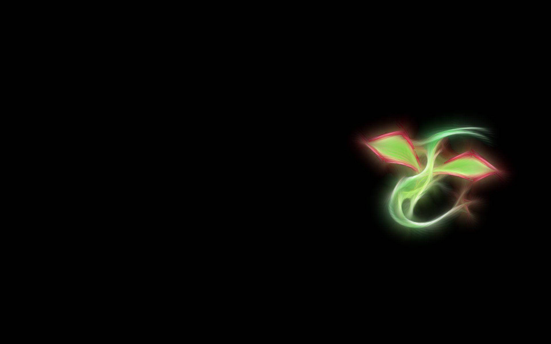 Blurry Flygon Figure Background