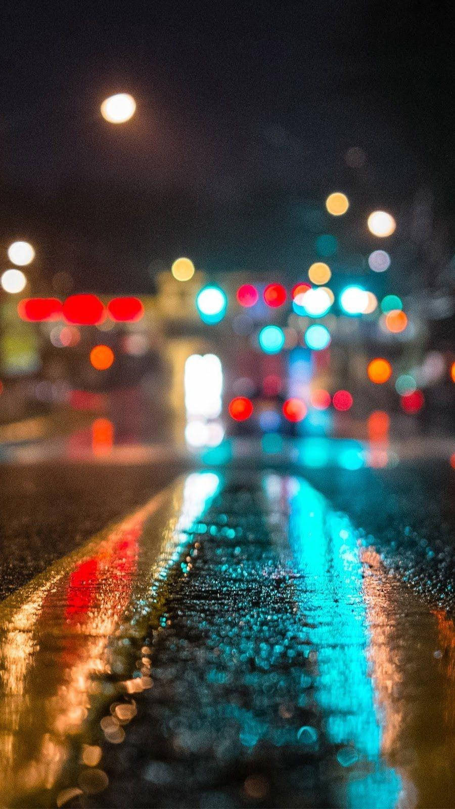 Blurry Lights Smartphone Background