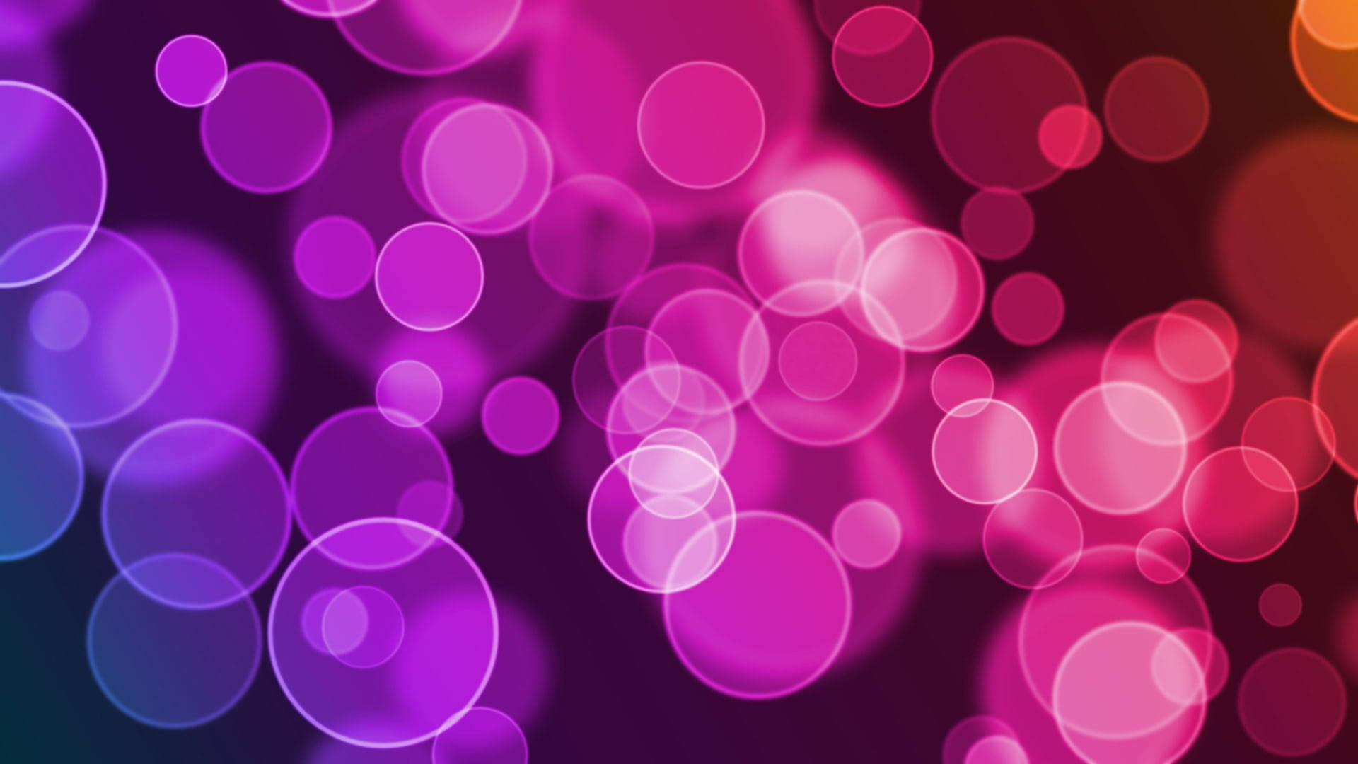 Blurry Pink Circular Sparkles Background