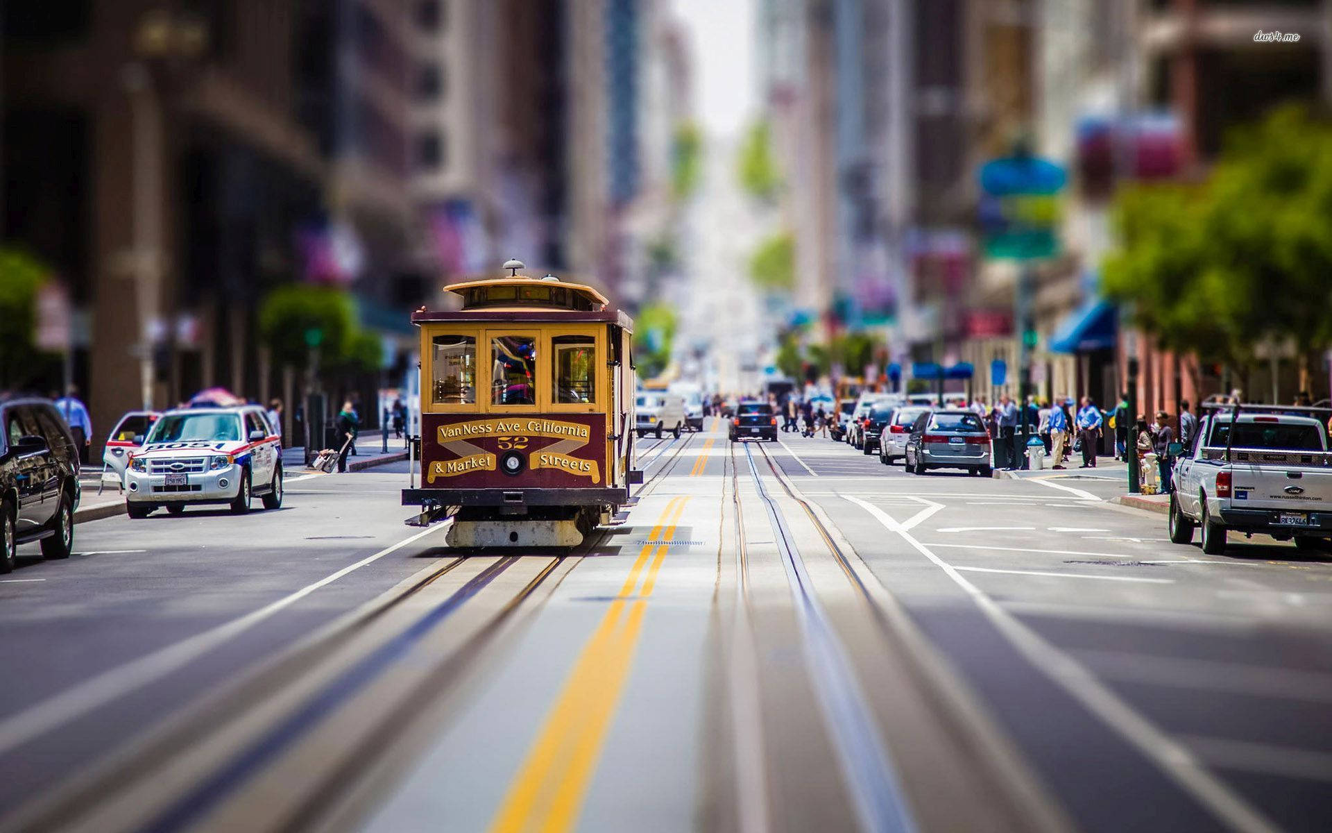 Blurry Railway San Francisco Photography Background