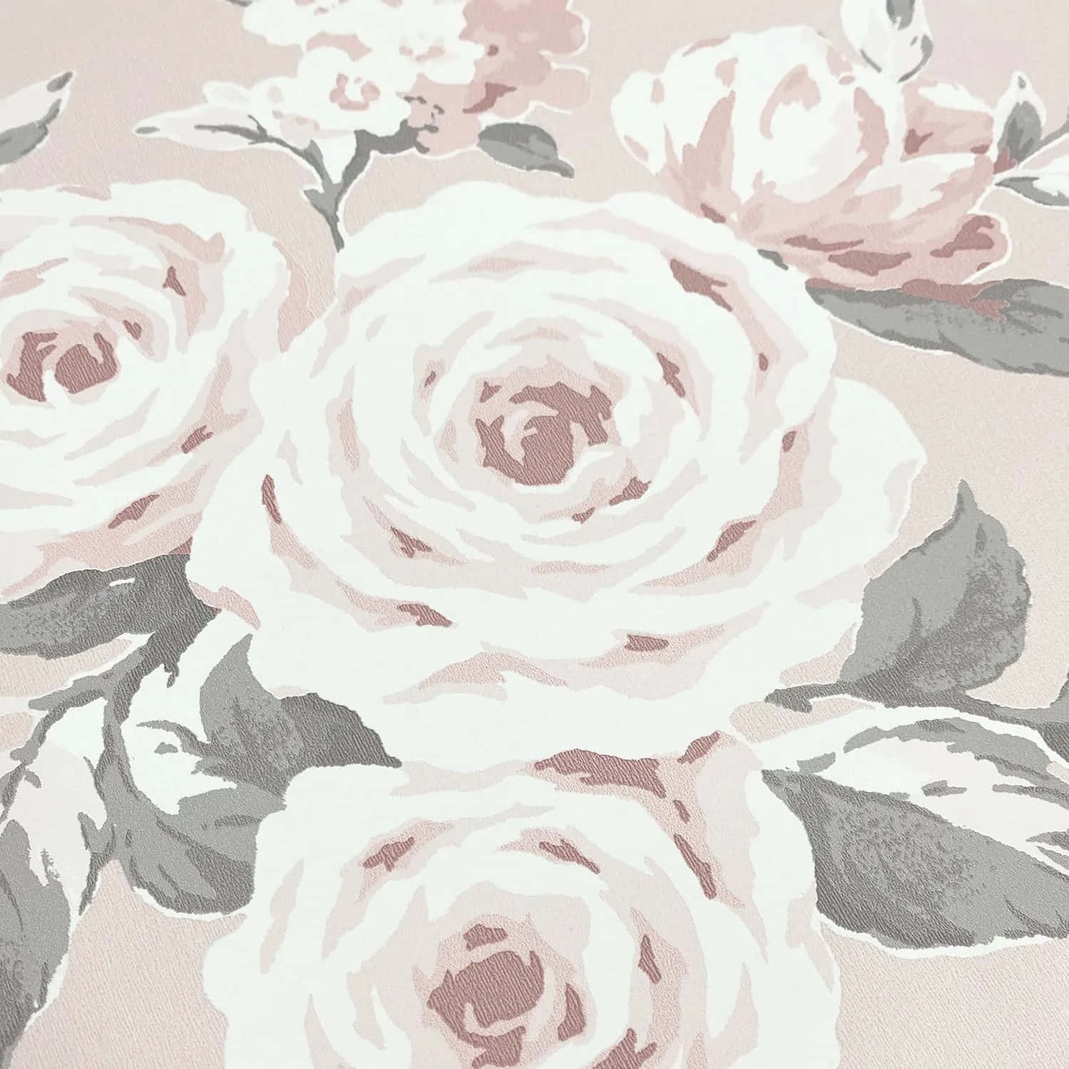 Blush Rose Pattern Textile Background
