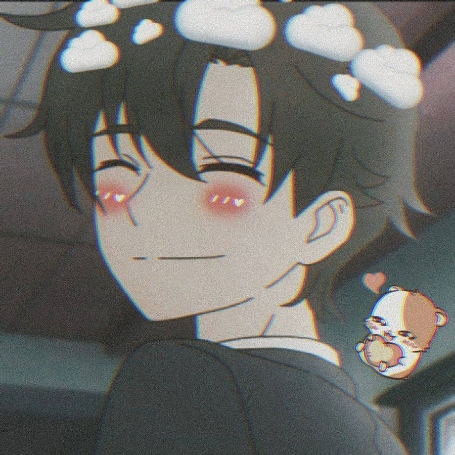 Blushing Anime Boy Instagram Pfp