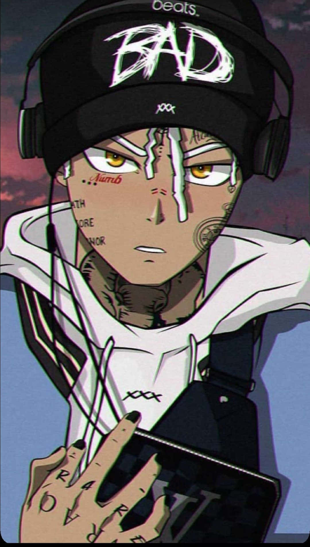 Blushing Anime Rapper