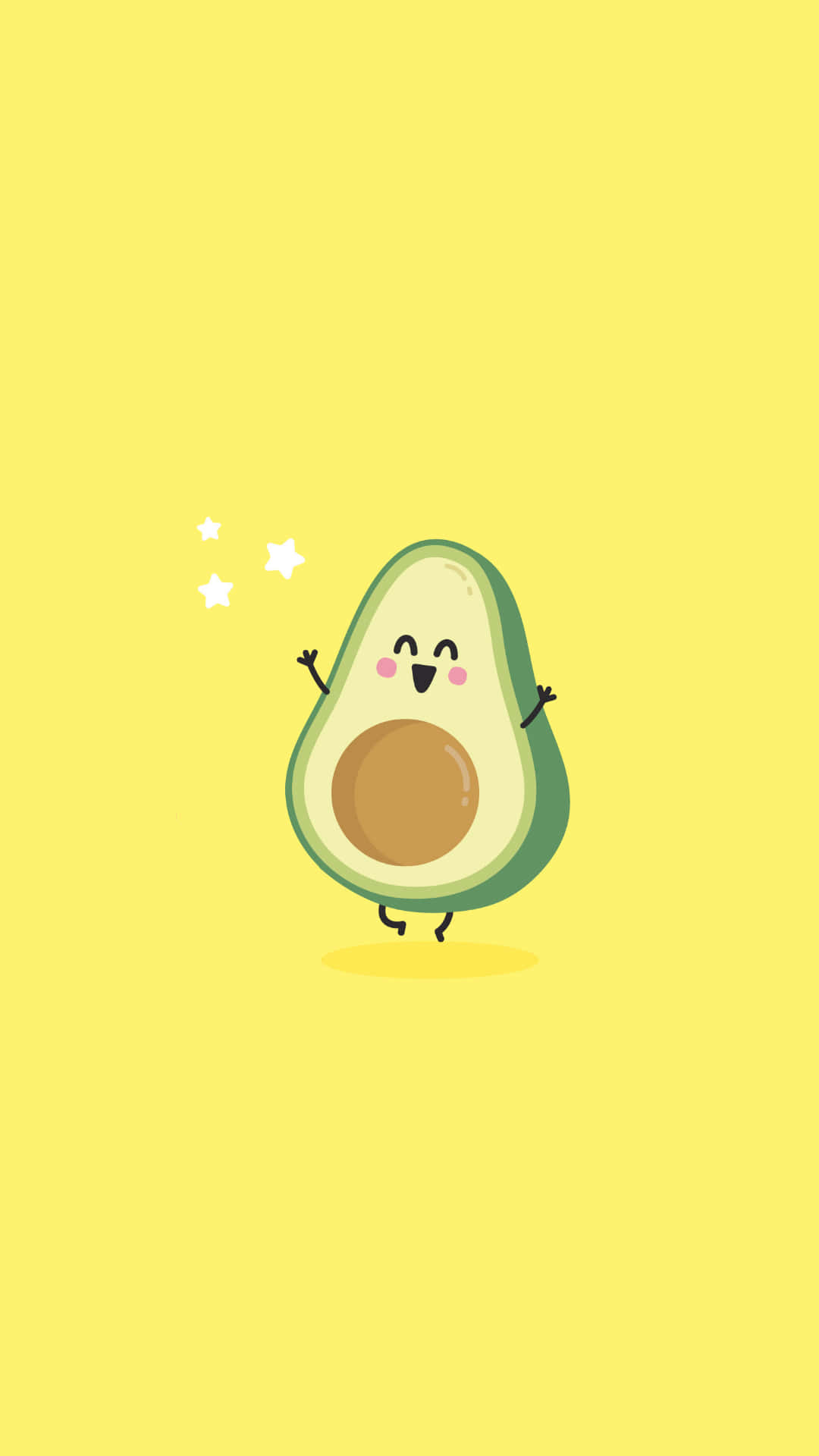 Blushing Avocado Iphone Background