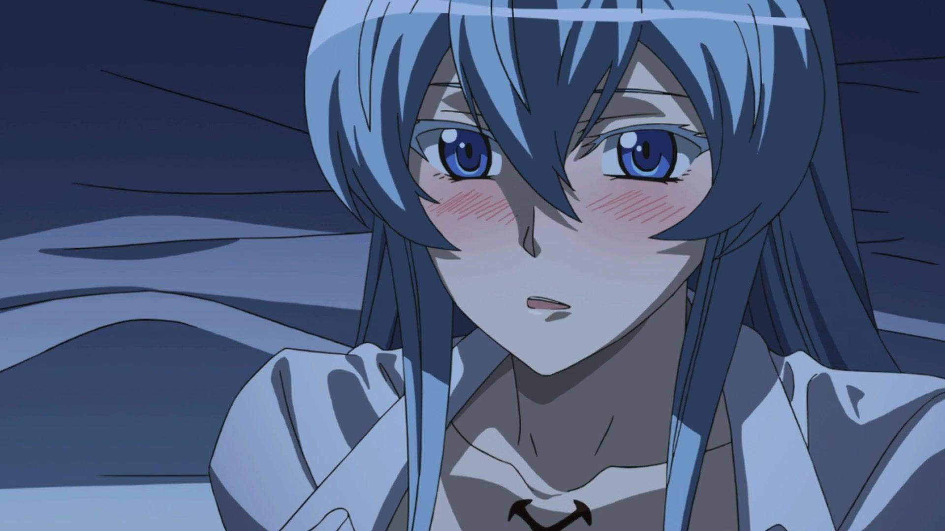 Blushing Esdeath Background