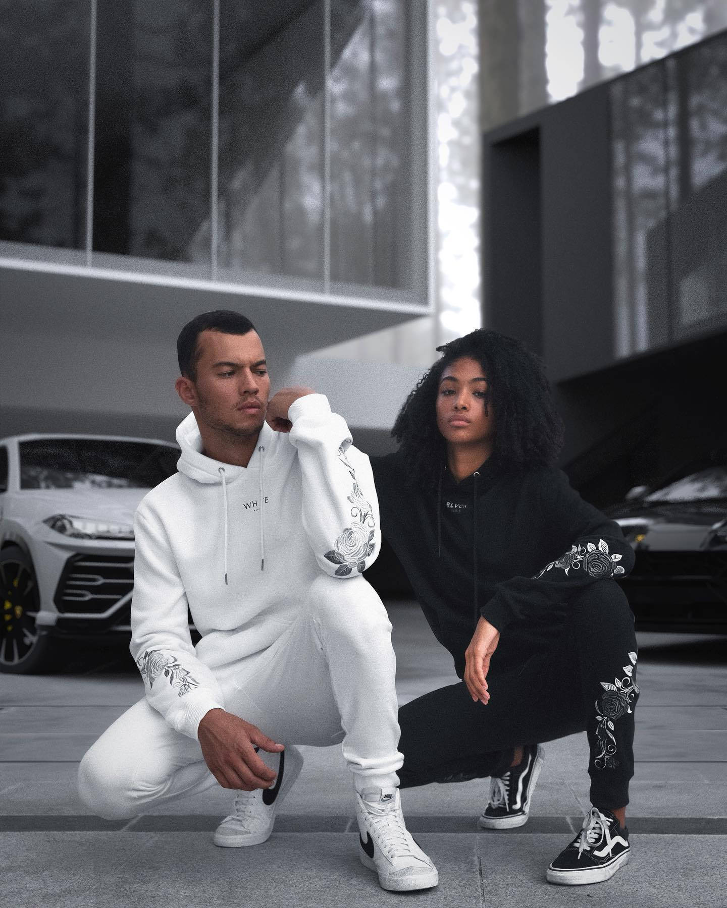 Blvck Paris Contrasting Streetwear For Couples Background