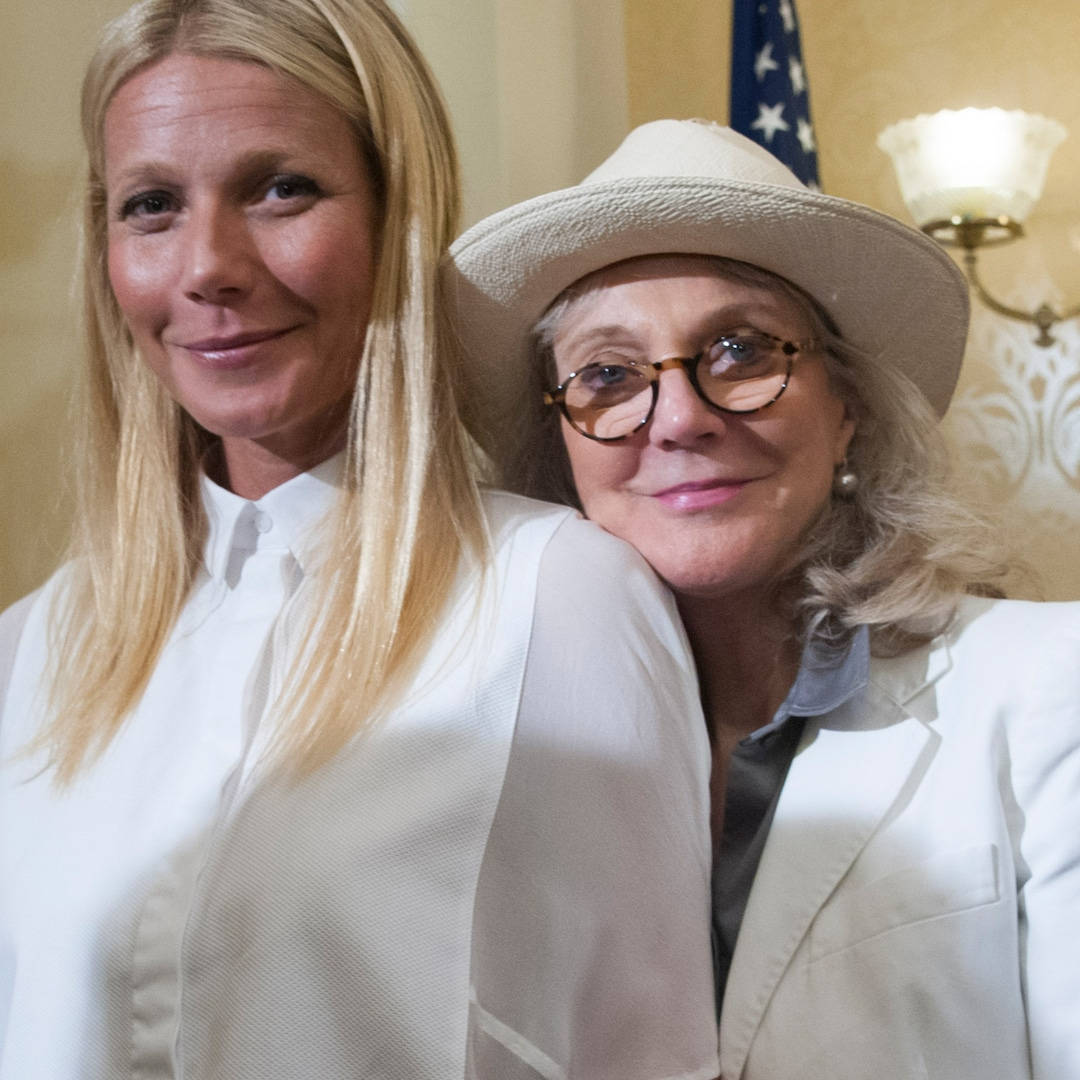 Blythe Danner In White