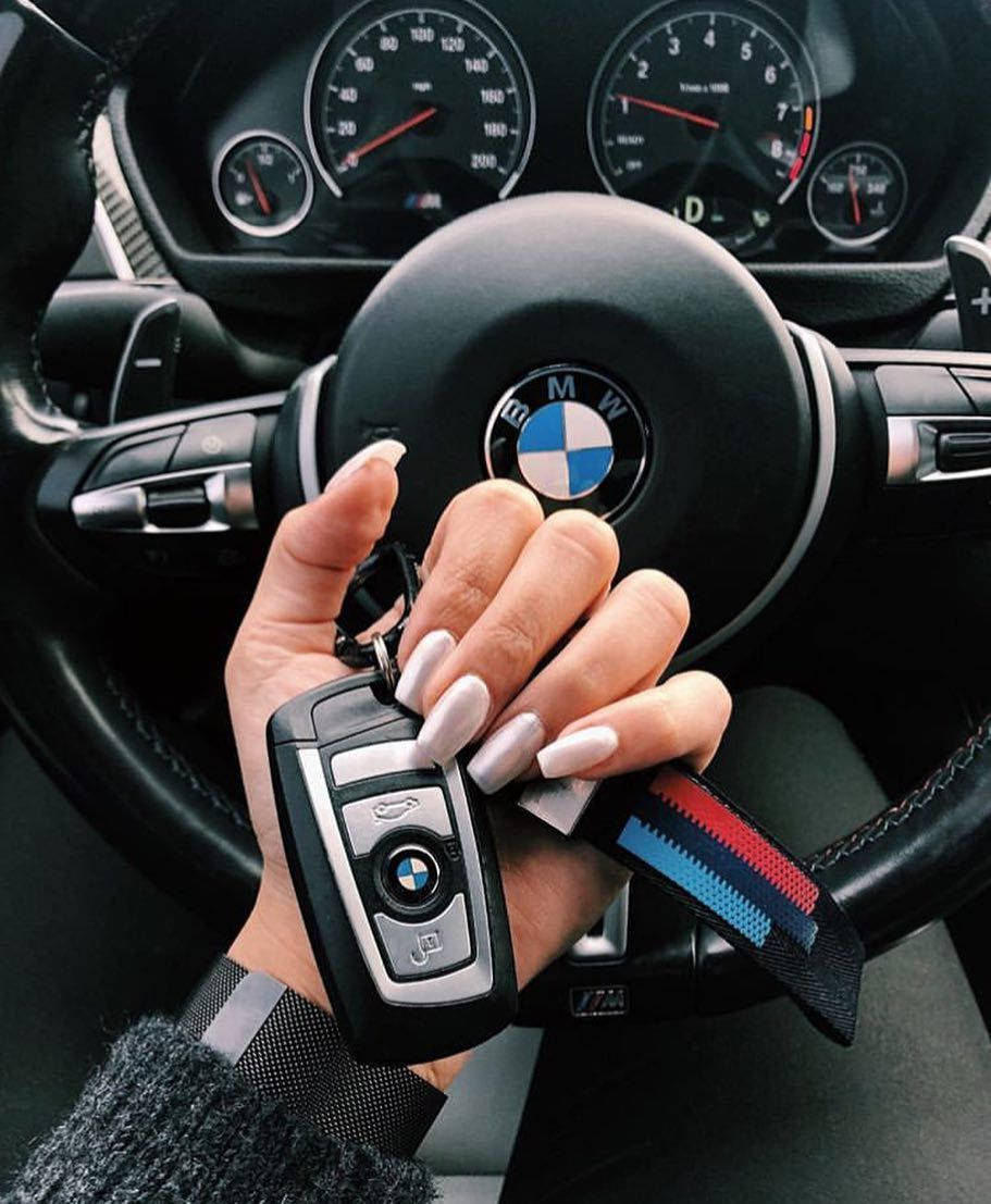 Bmw Car Key And Steering Wheel