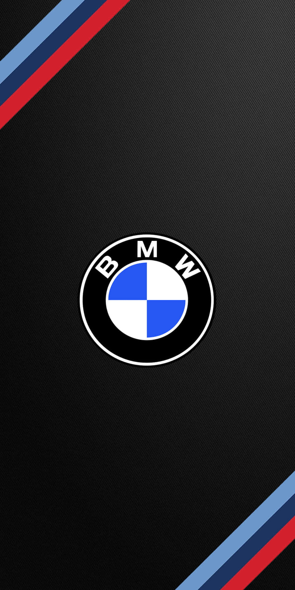 Bmw Logo In Bright Blue Background