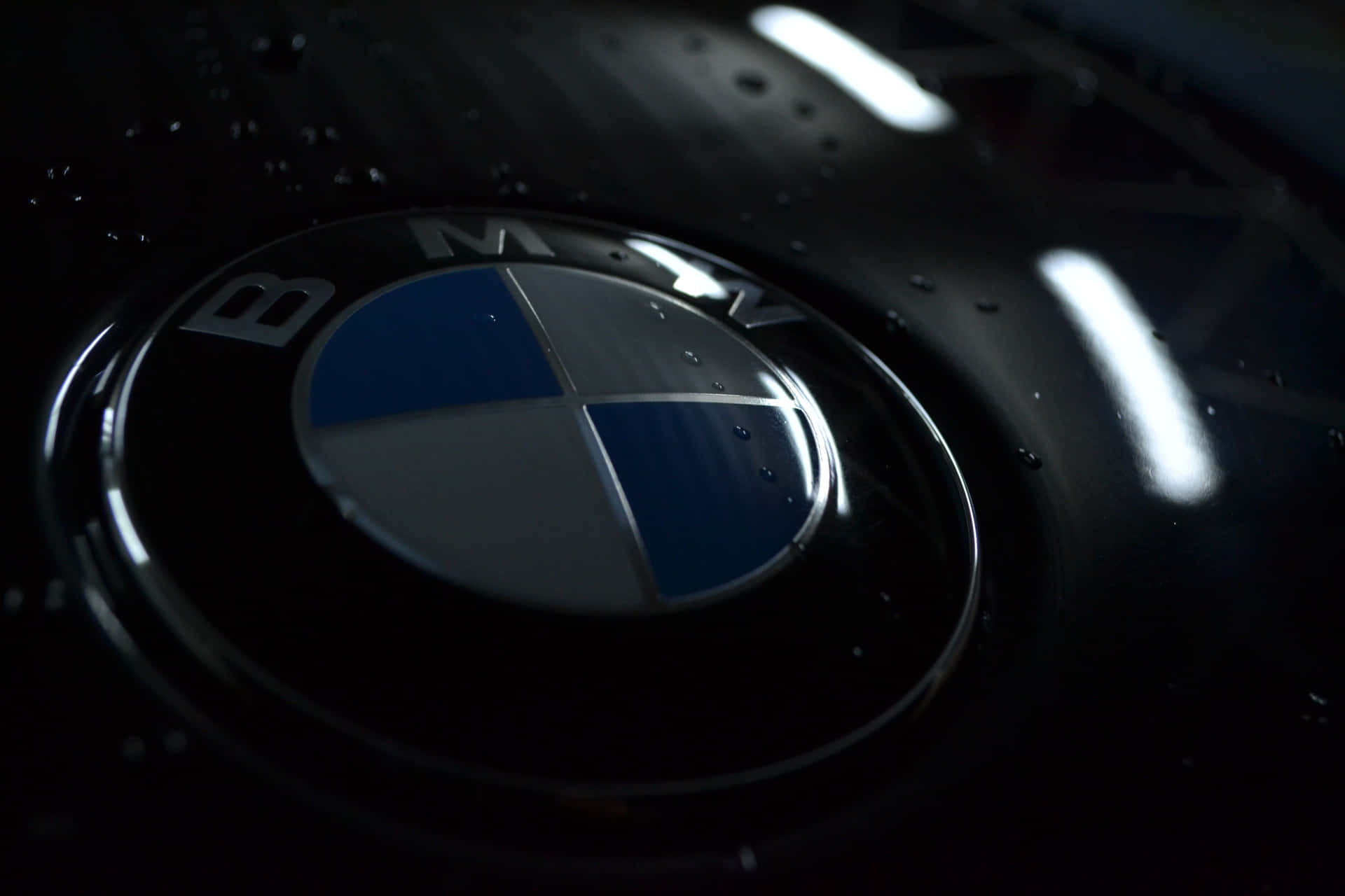 Bmw Logo - Symbol Of High Quality Automobile Engineering Background