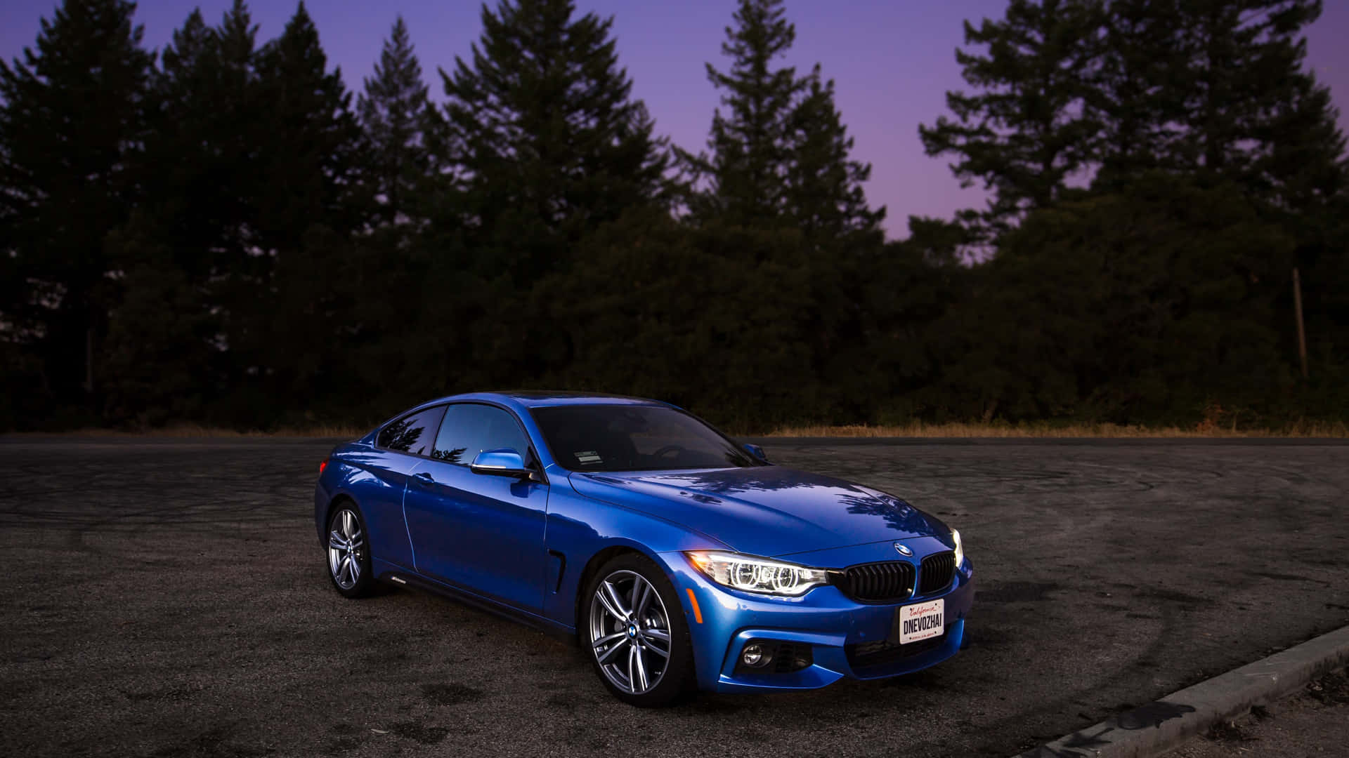 Bmw M4 Coupe At Dusk Background