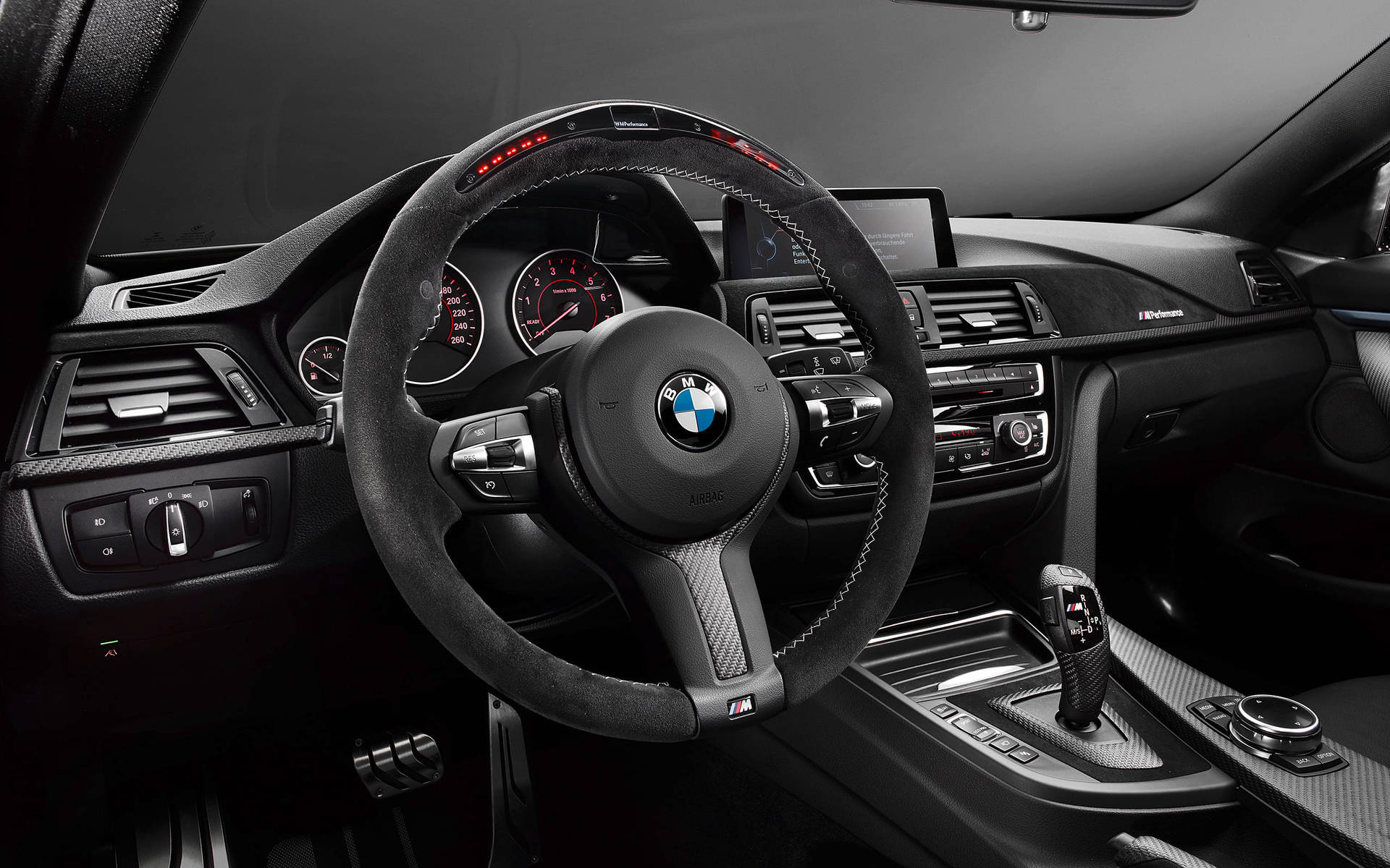 Bmw M4 Steering Wheel Background