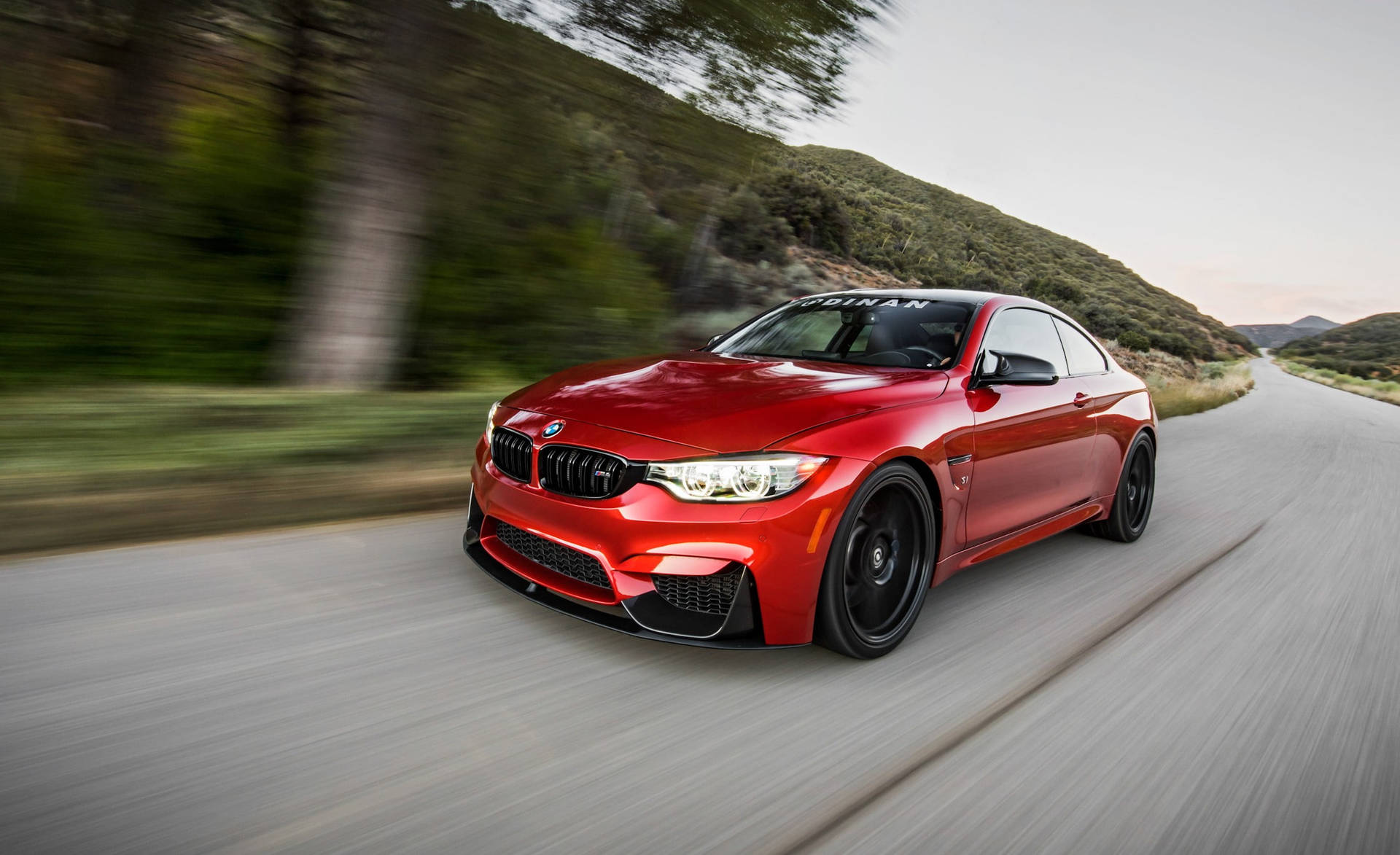 Bmw M4 Zooming On The Road