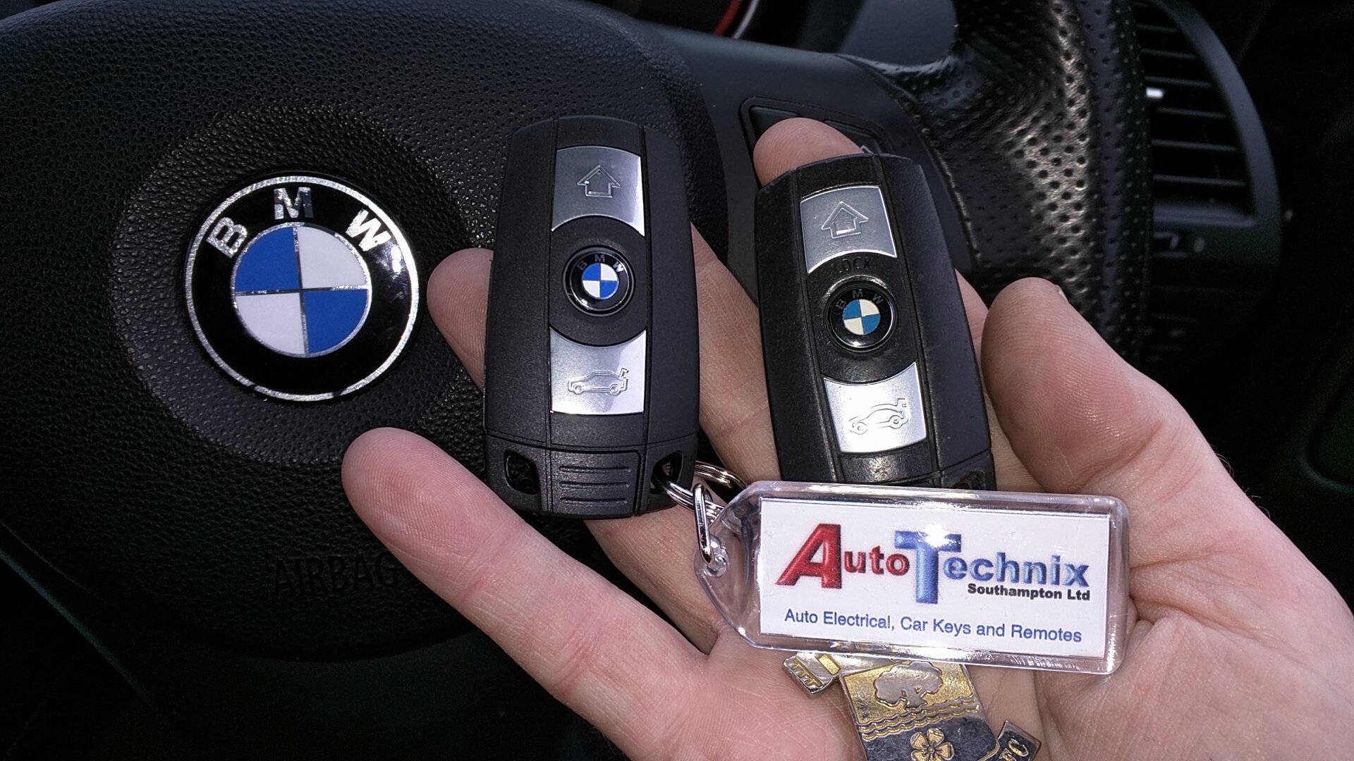 Bmw Spare Car Key Background