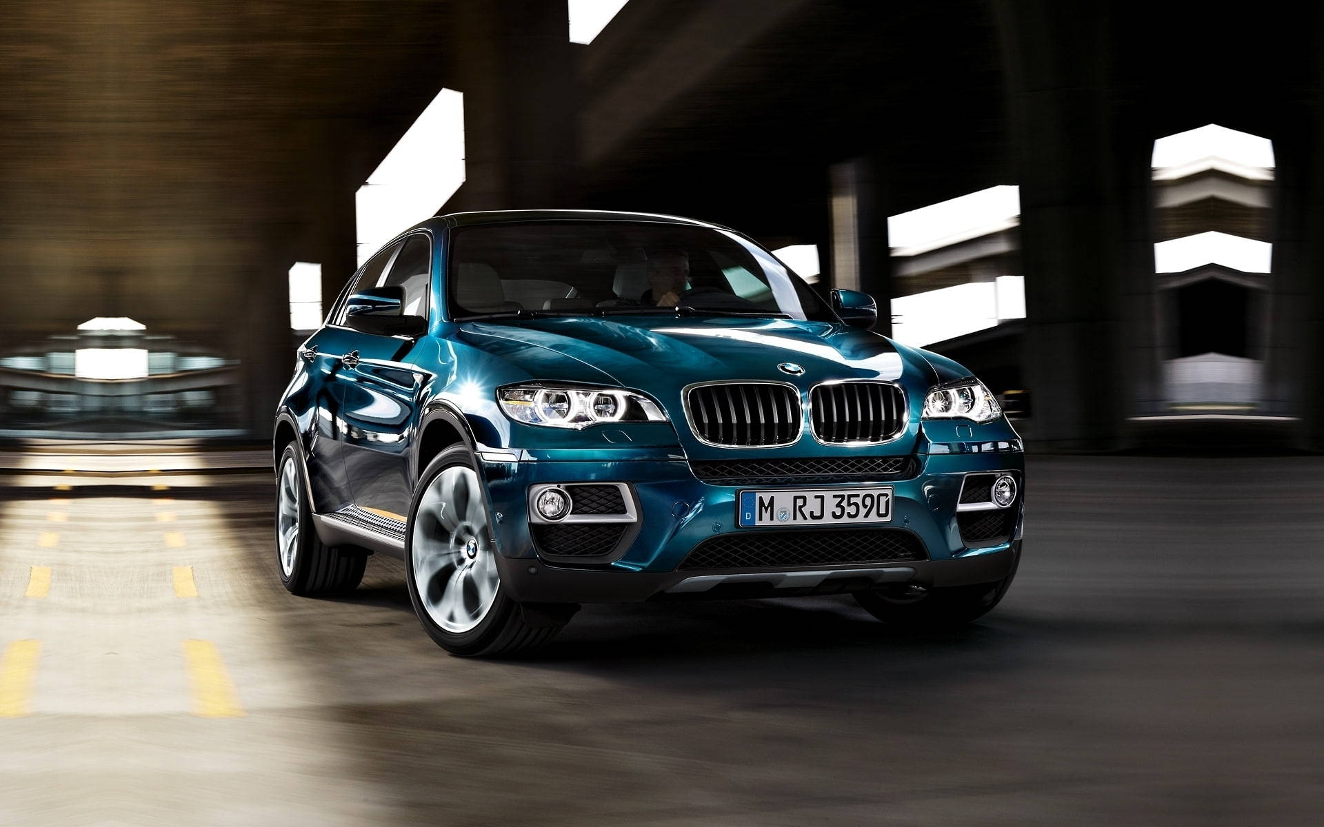 Bmw X6 M Automobile Background