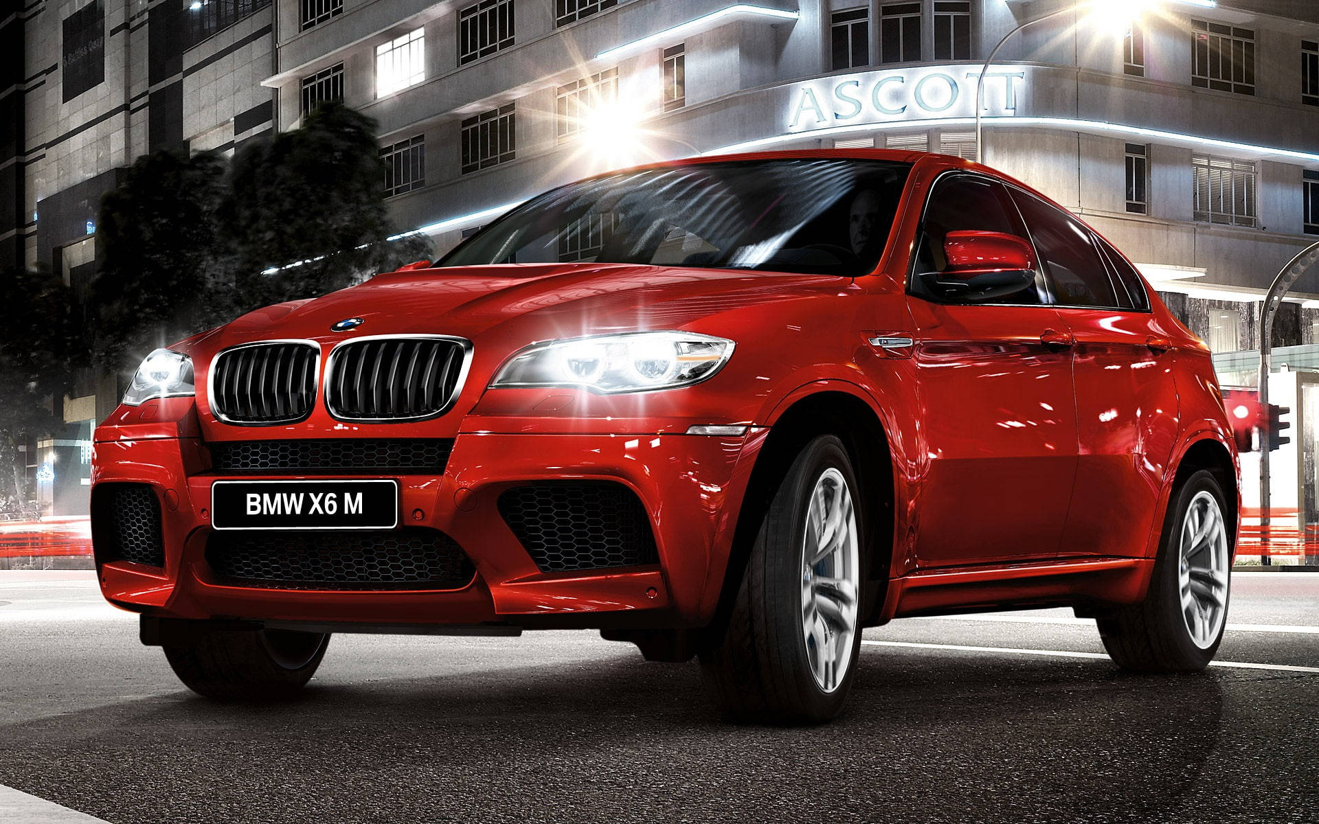 Bmw X6 M Close-up Shot