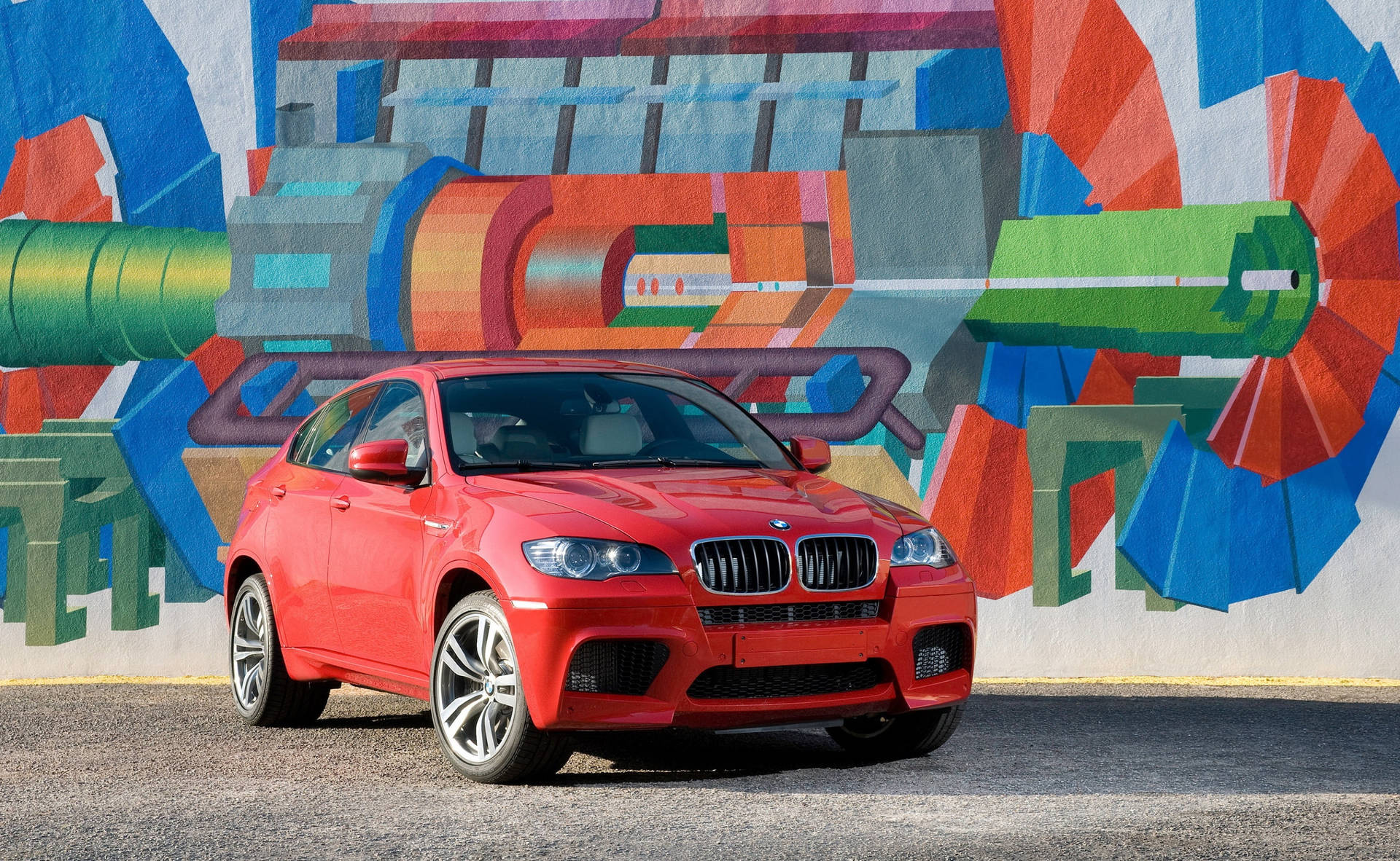 Bmw X6 M Graffiti Background