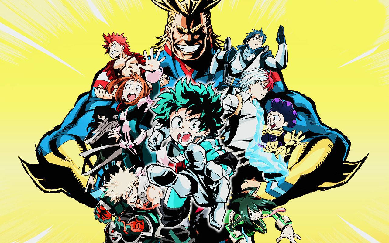 Bnha Heroes With All Might