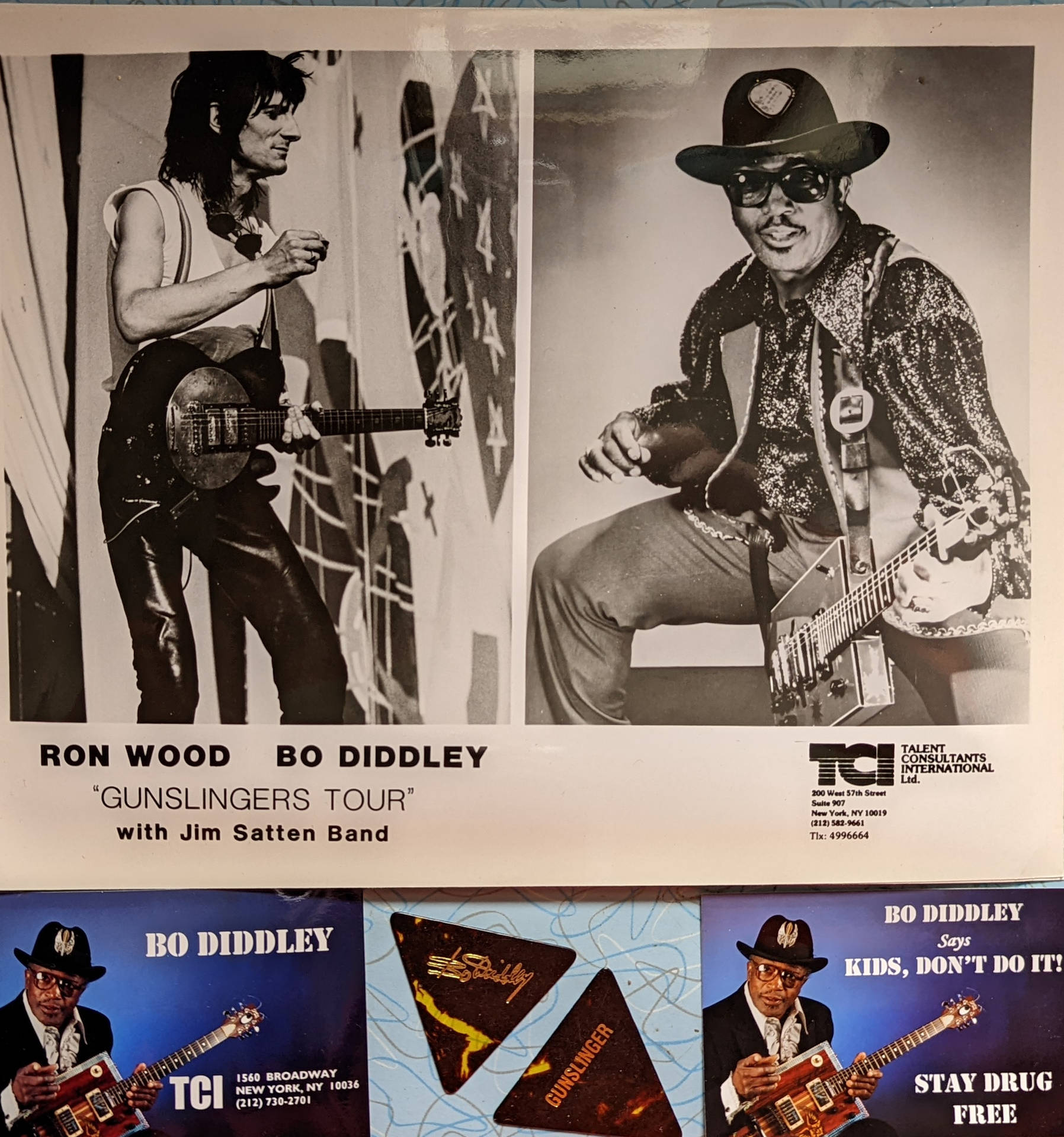 Bo Diddley Gunslingers Tour Poster